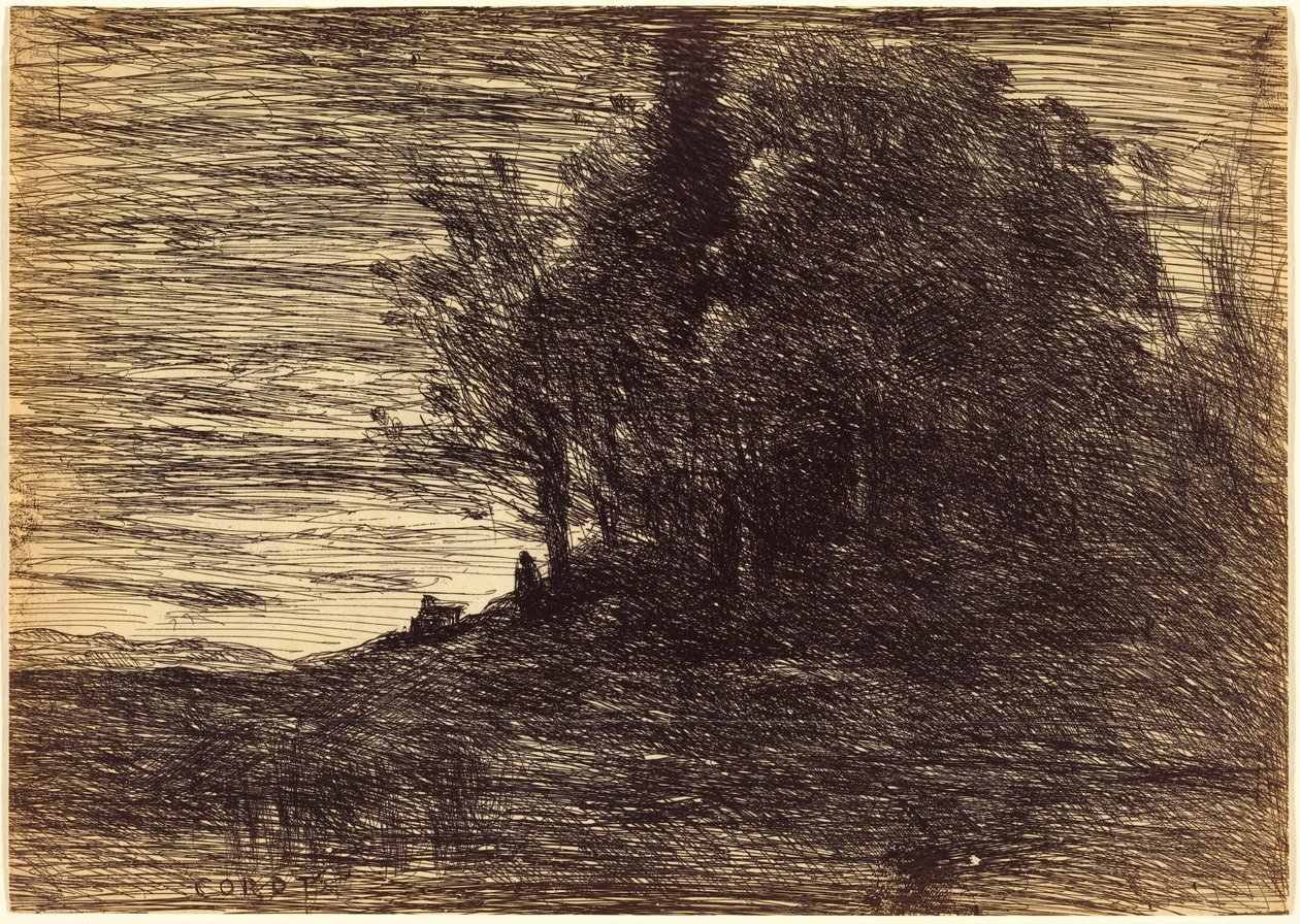 Erakon metsä tekijältä Jean-Baptiste-Camille Corot
