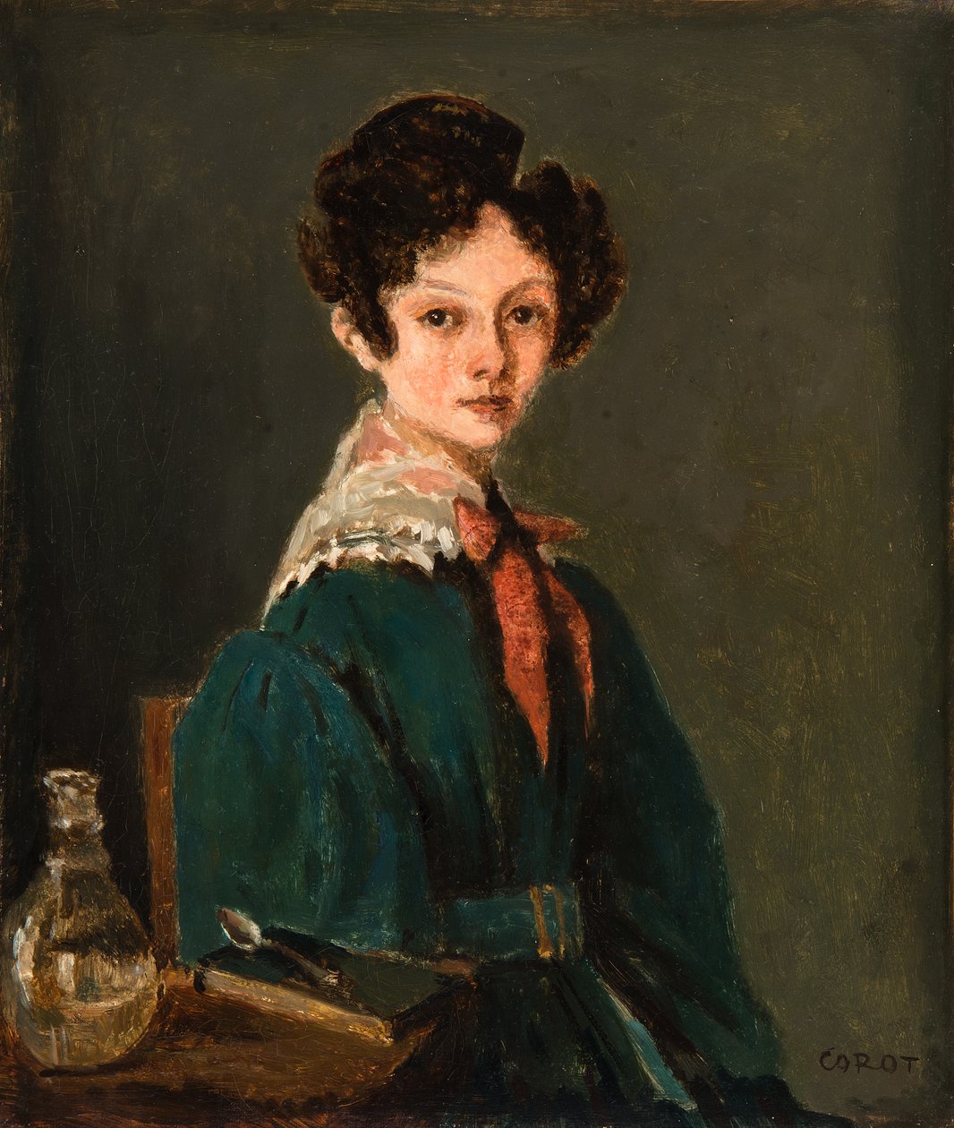 Mme Lemaistre, os Blanche Sennegon, Corotin veljentytär (Mme Lemaistre, os Blanche Sennegon, Corotin veljentytär) tekijältä Jean-Baptiste-Camille Corot