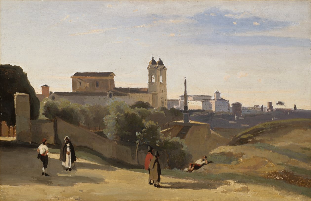 Monte Pincio, Rooma tekijältä Jean-Baptiste-Camille Corot