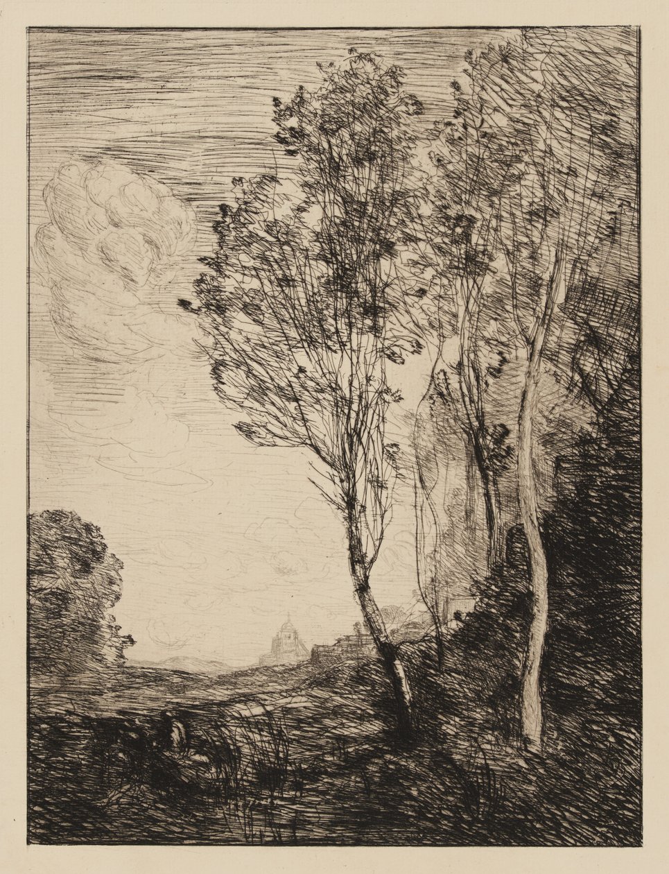 Muisto Italiasta tekijältä Jean-Baptiste-Camille Corot