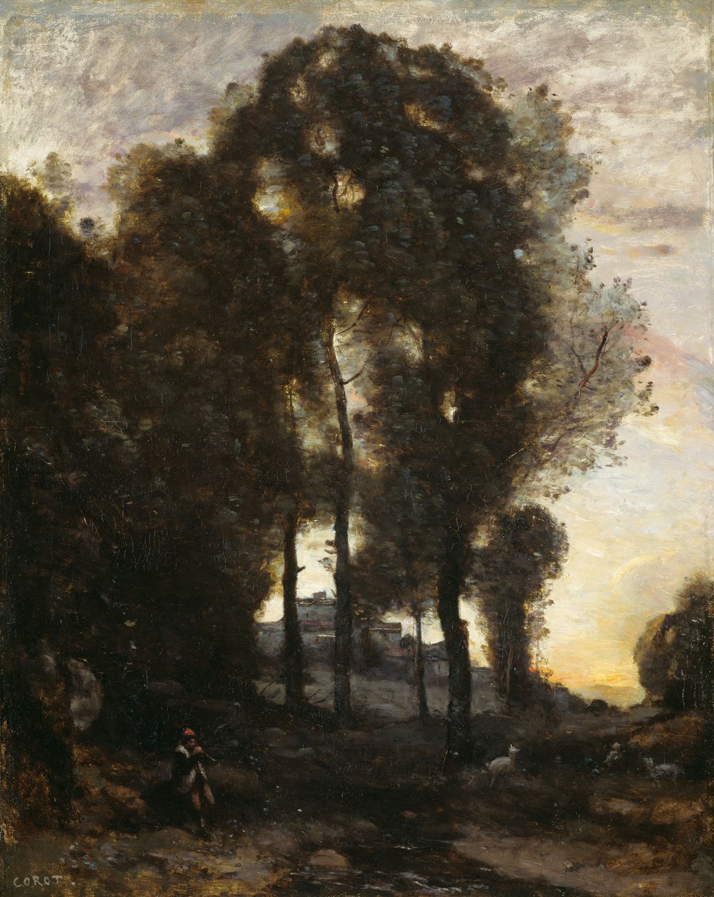 Matkamuisto Italiasta tekijältä Jean-Baptiste-Camille Corot