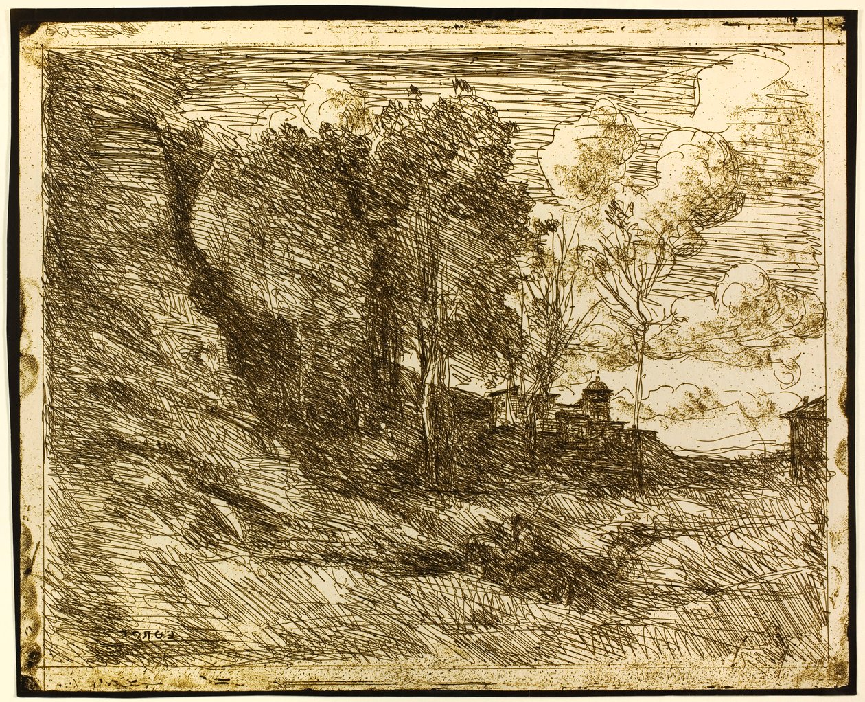 Ostian matkamuisto tekijältä Jean-Baptiste-Camille Corot
