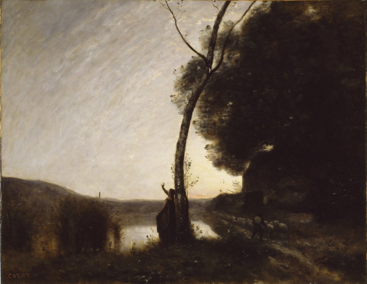 Iltatähti tekijältä Jean-Baptiste-Camille Corot