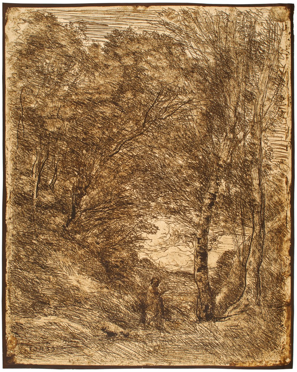 Horatiuksen puutarhat tekijältä Jean-Baptiste-Camille Corot