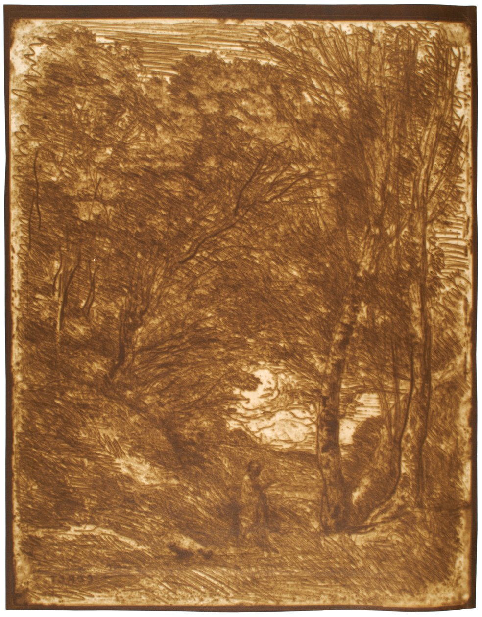 Die Gärten des Horaz tekijältä Jean-Baptiste-Camille Corot