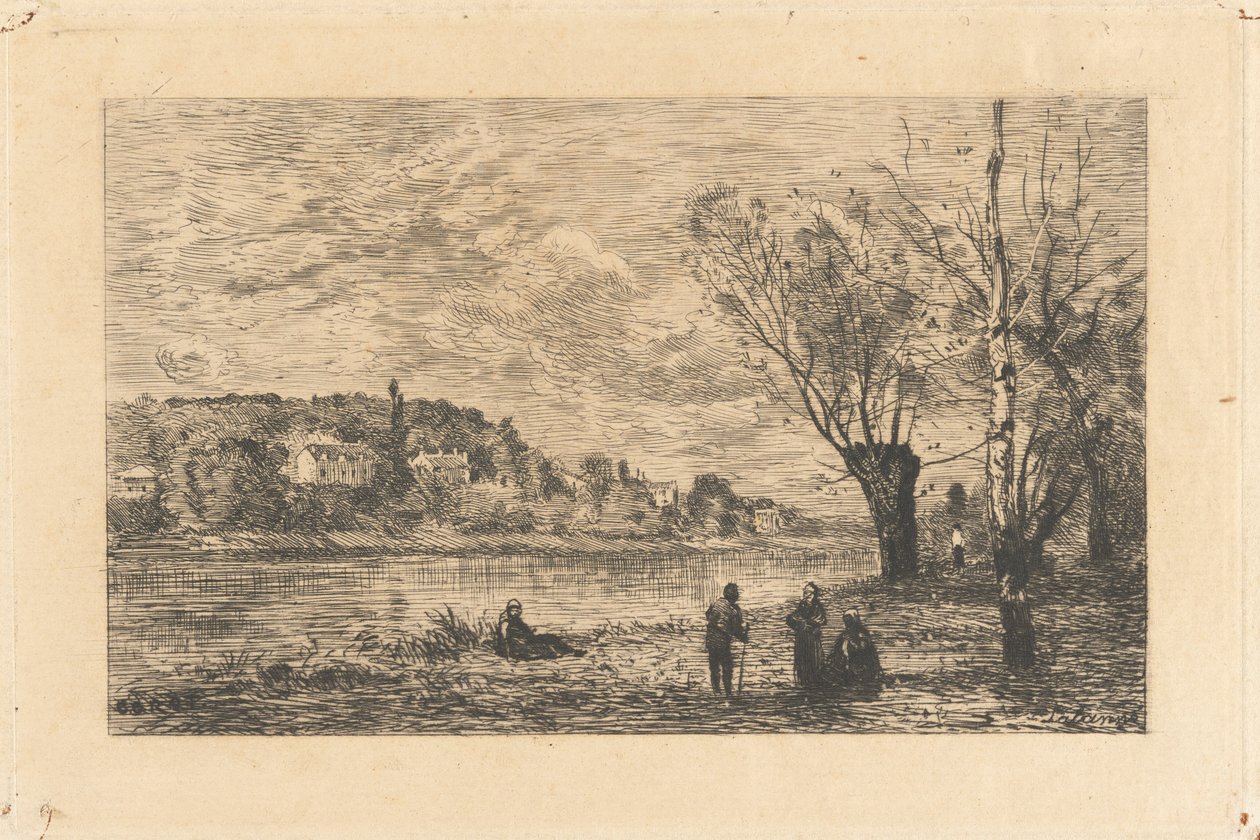 Avrayn kaupunki tekijältä Jean-Baptiste-Camille Corot