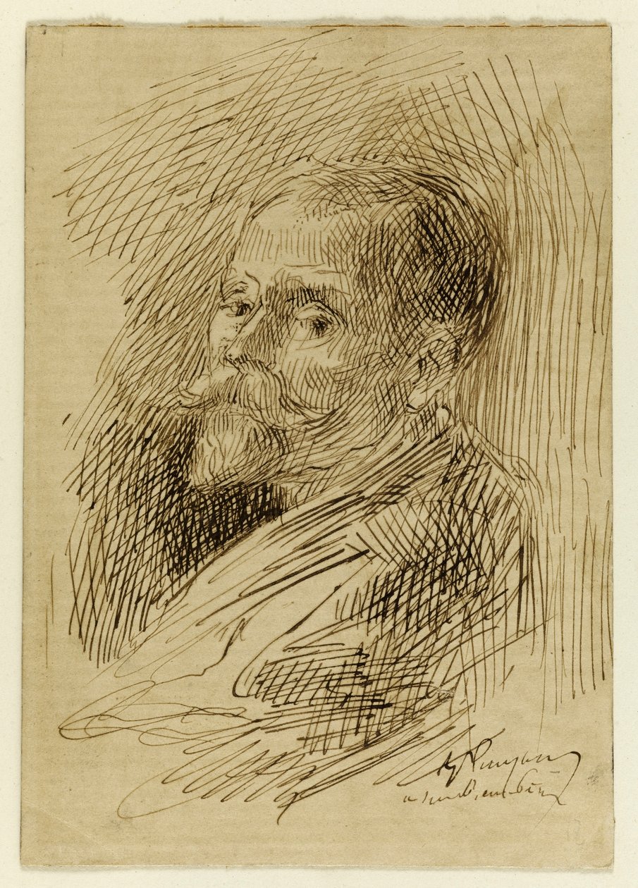 Kenraali de Montfortin muotokuva (albumin s. 6) tekijältä Jean-Baptiste Carpeaux