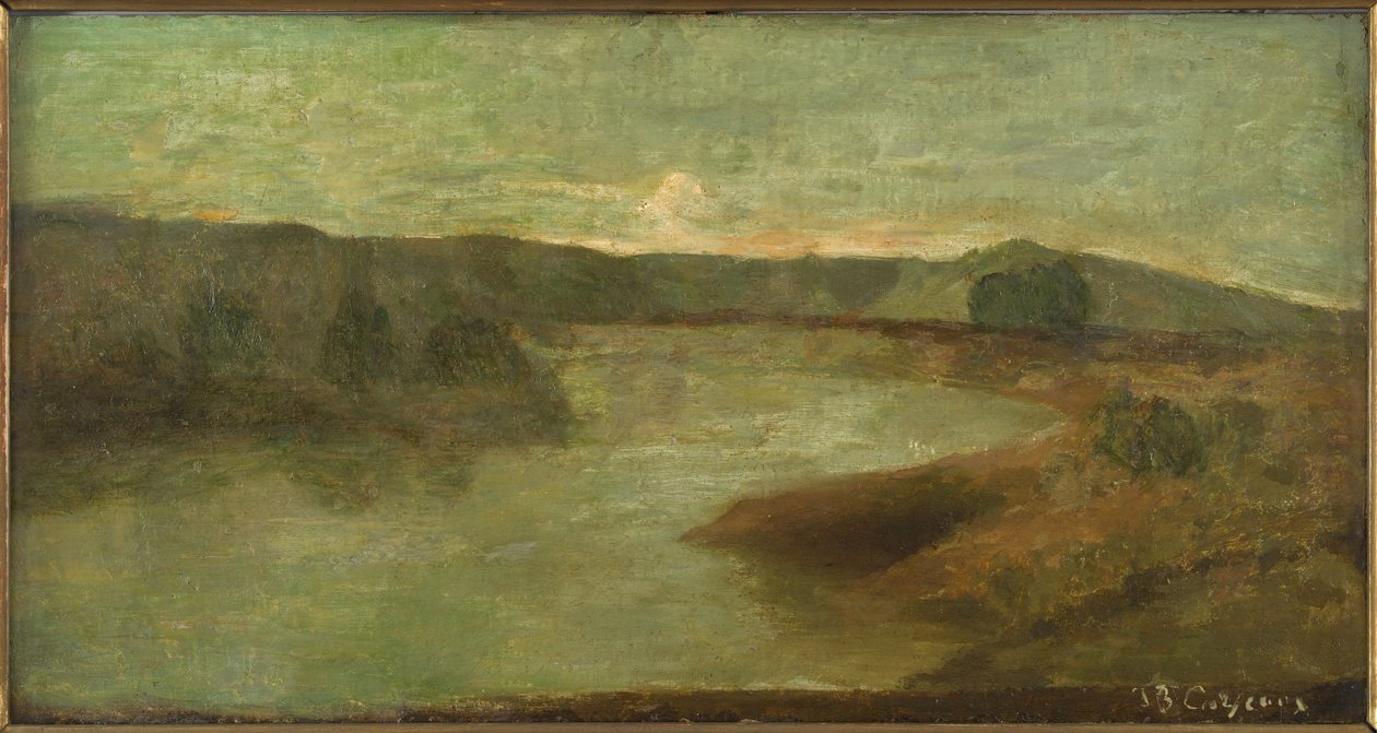 Joki, Italia, vuosina 1856-1862 (öljy) tekijältä Jean Baptiste Carpeaux