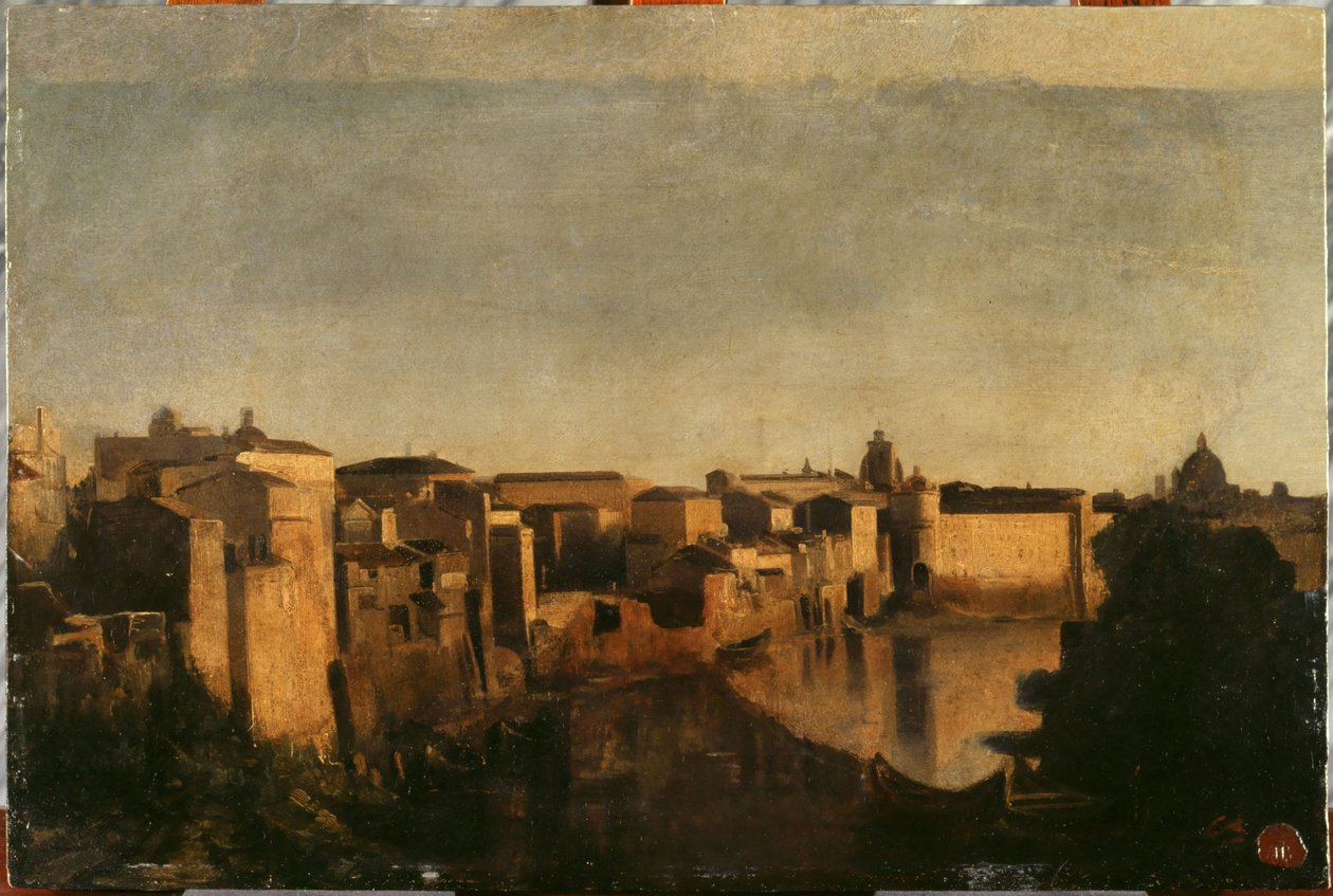 Tiber Roomassa vuosina 1856-1862 (öljy) tekijältä Jean Baptiste Carpeaux