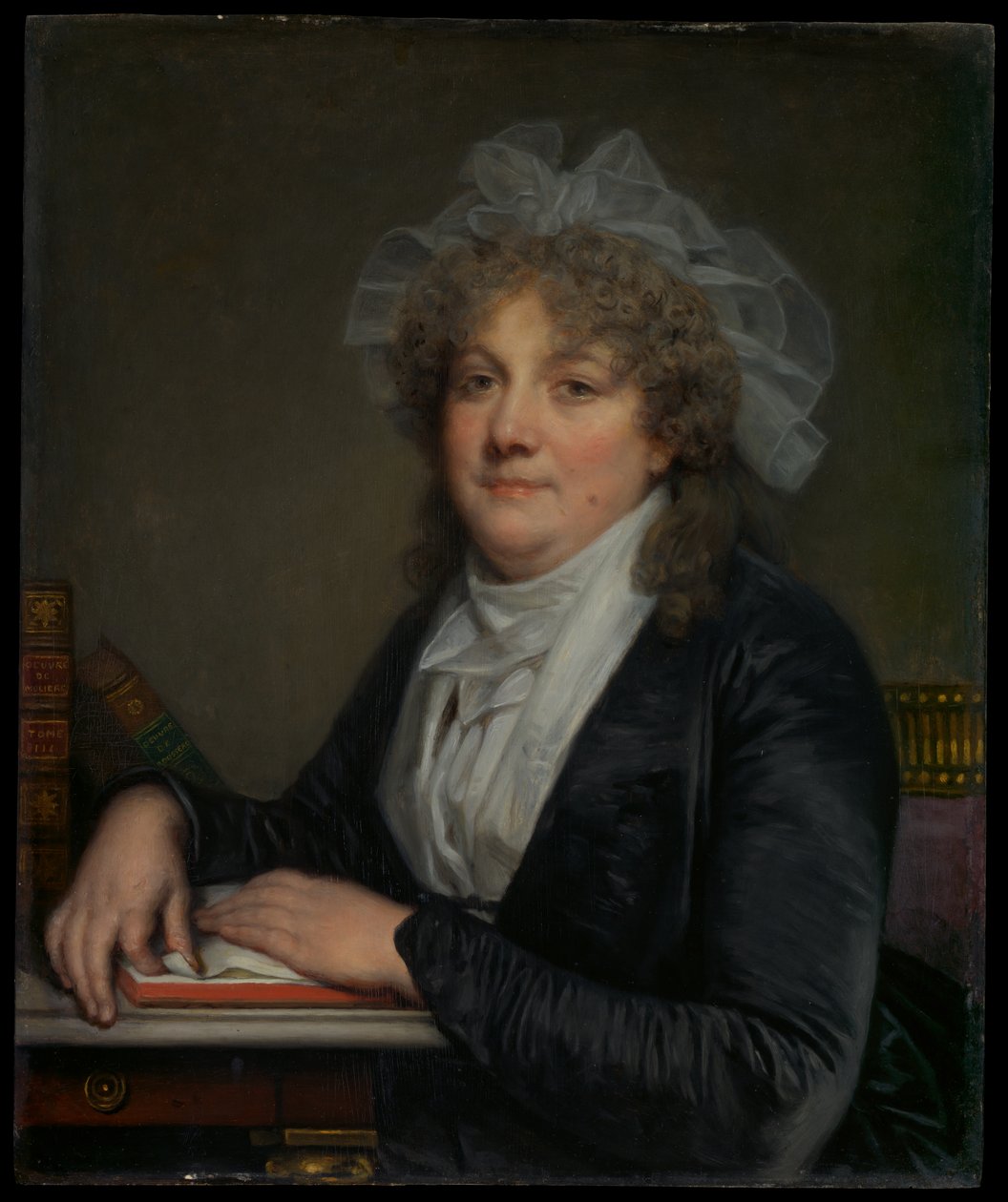 Madame Jean-Baptiste Nicolet (Anne Antoinette Desmoulins, 1743-1817) tekijältä Jean-Baptiste Greuze