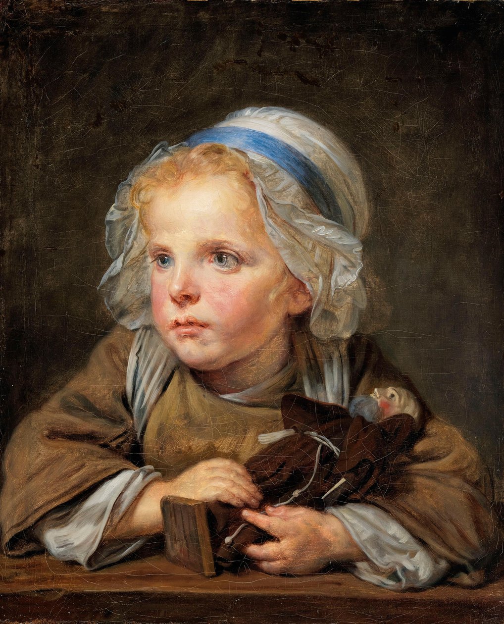 Kapusiininukke tekijältä Jean-Baptiste Greuze