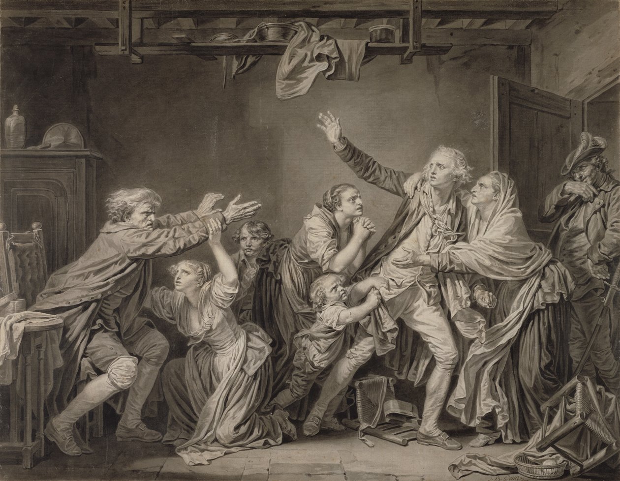 Isän kirous: Isän isä: Kiittämätön poika tekijältä Jean-Baptiste Greuze