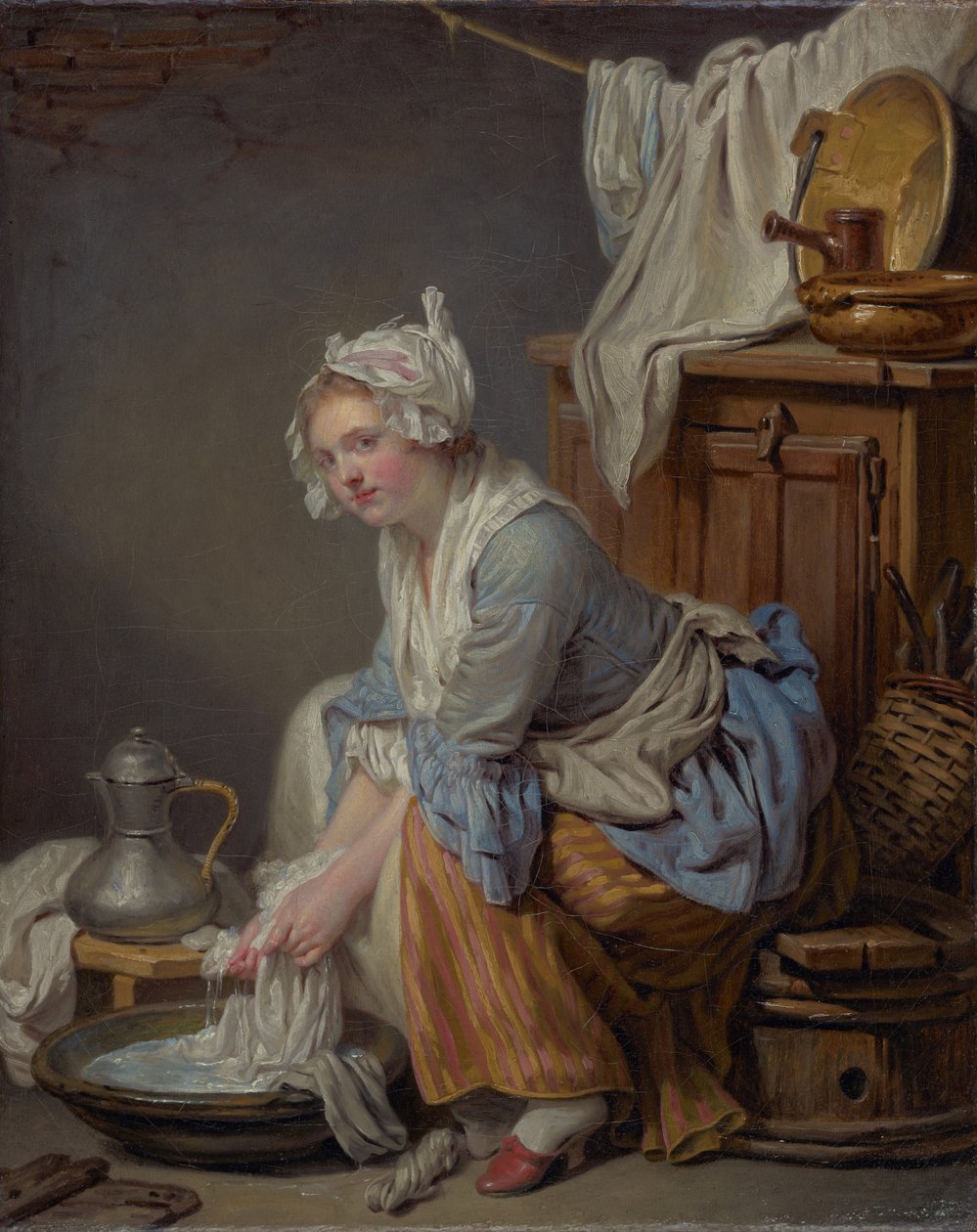 Pyykkäri tekijältä Jean-Baptiste Greuze