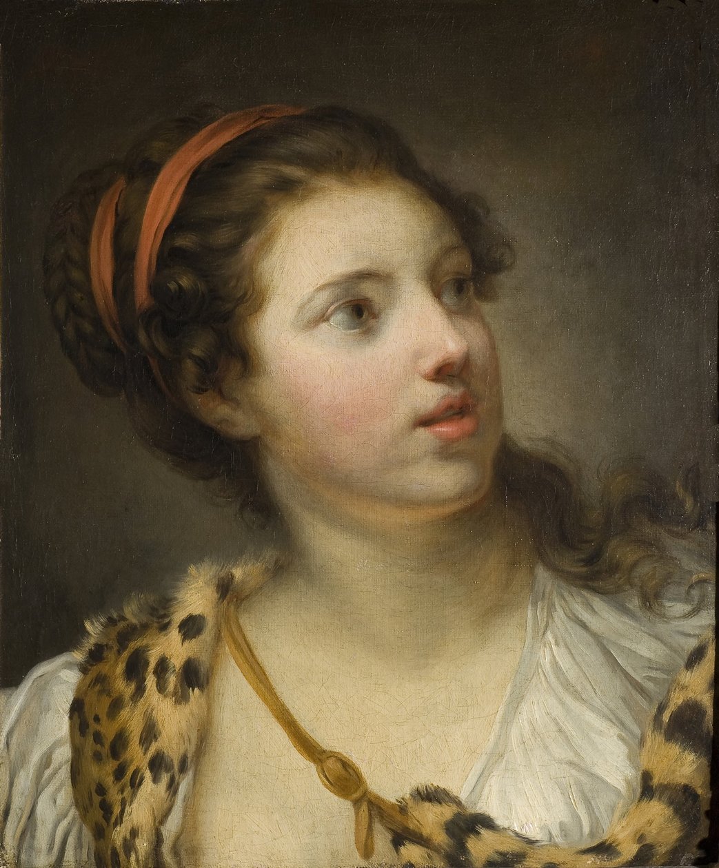 Nymfi Kallisto tekijältä Jean-Baptiste Greuze