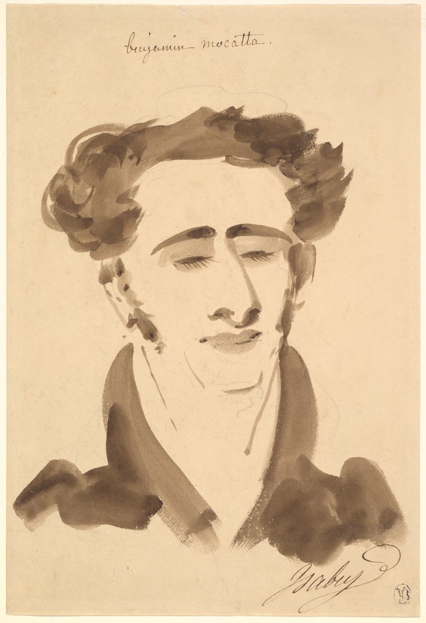 Benjamin Mocattan (1802–1865) muotokuva tekijältä Jean-Baptiste Isabey