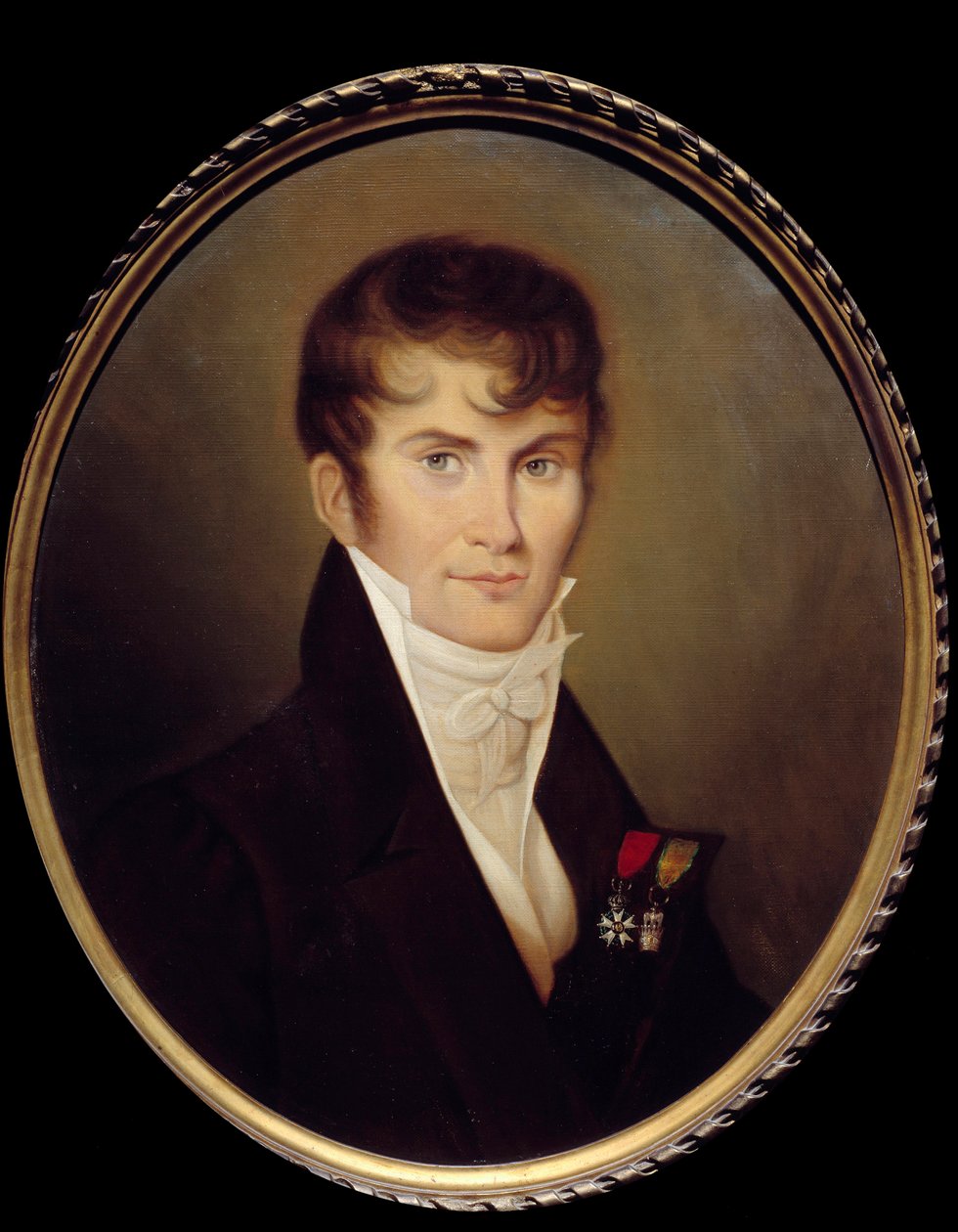 Napoleon Bonaparten sihteerin paroni de Menevalin (1778-1850) Claude Francisin muotokuva. Jean Baptiste Isabeyn (1767-1855) maalaus tekijältä Jean Baptiste Isabey