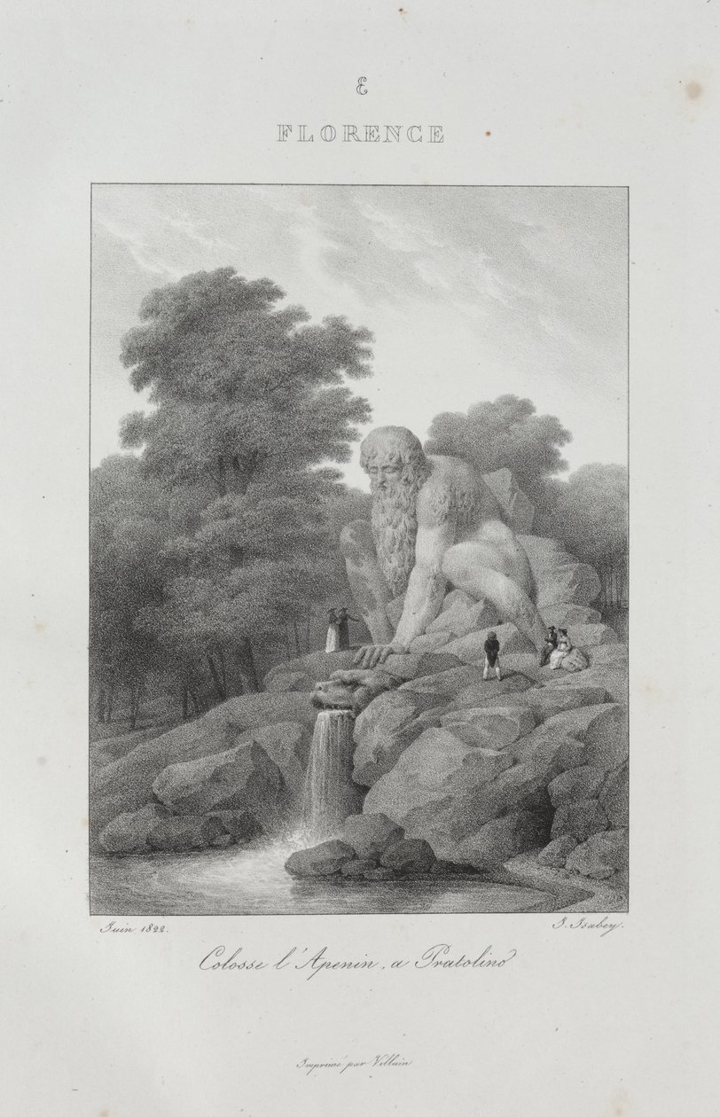 Matka Italiaan vuonna 1822 tekijältä Jean-Baptiste Isabey