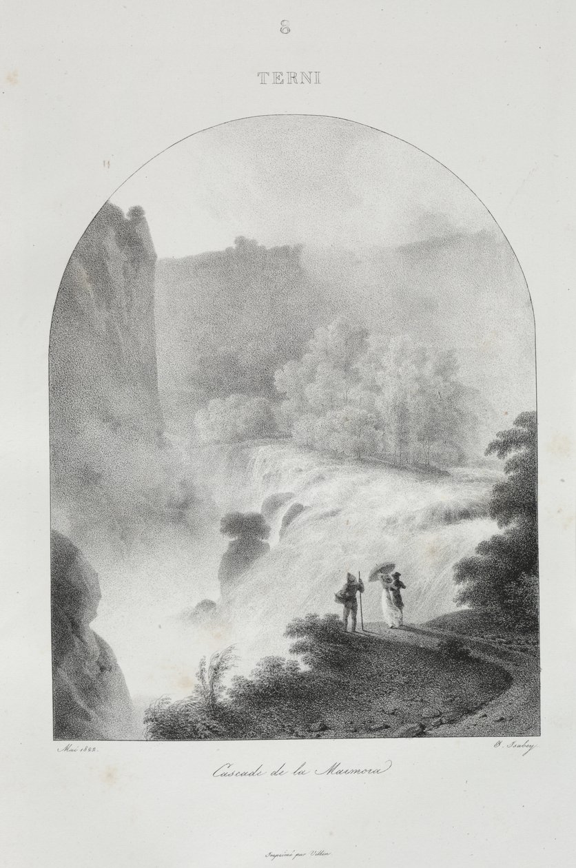 Matka Italiaan vuonna 1822 tekijältä Jean-Baptiste Isabey
