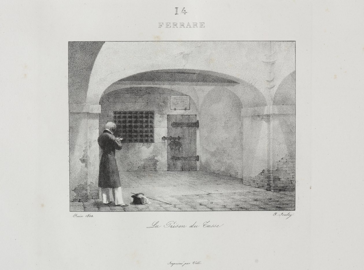 Matka Italiaan vuonna 1822 tekijältä Jean-Baptiste Isabey