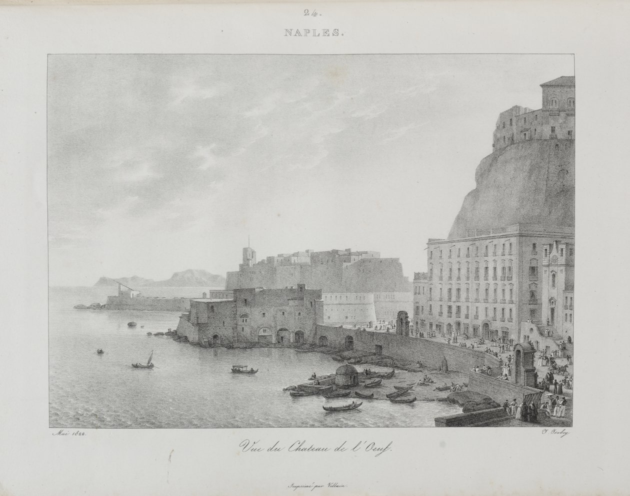 Matka Italiaan vuonna 1822 tekijältä Jean-Baptiste Isabey