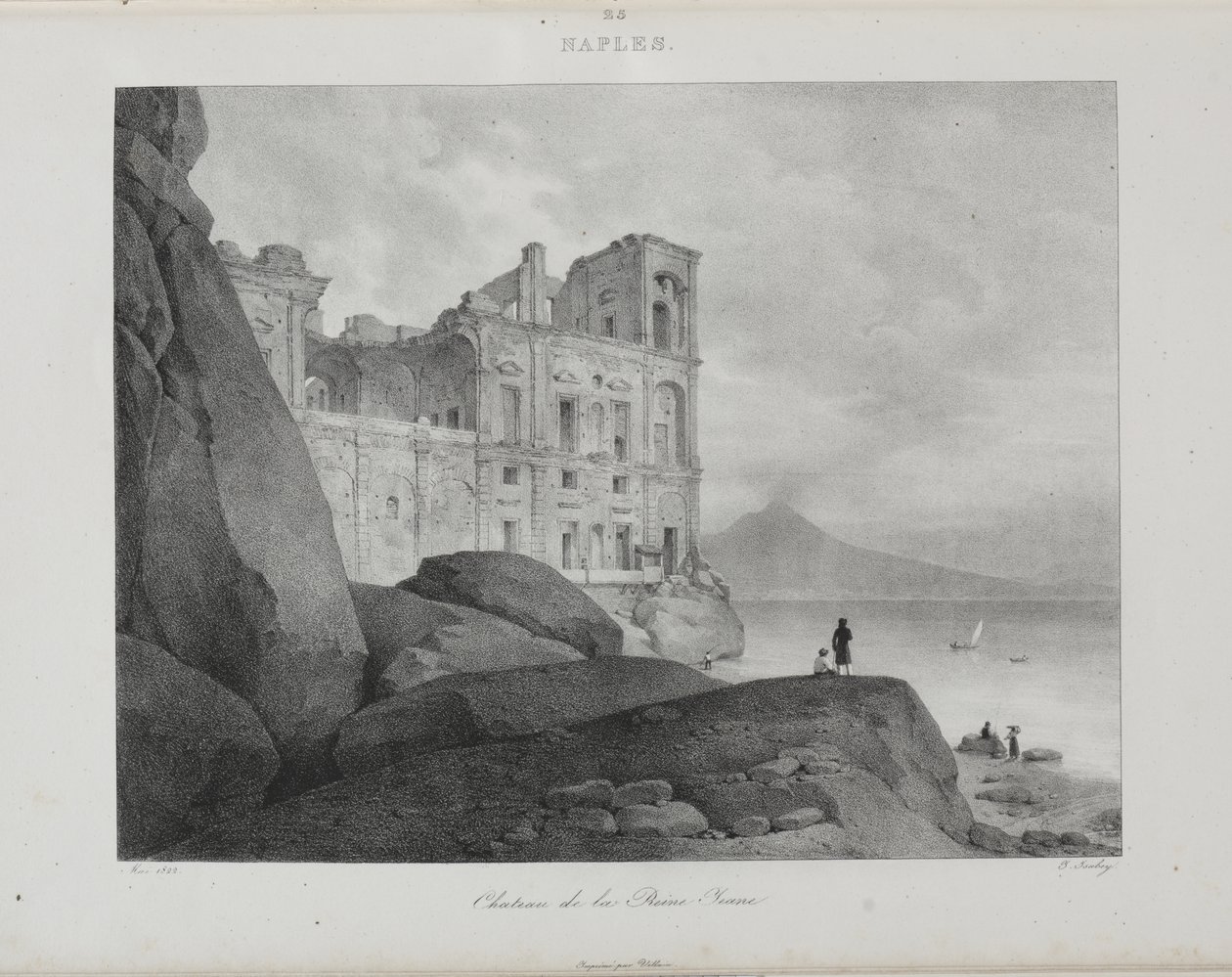 Matka Italiaan vuonna 1822 tekijältä Jean-Baptiste Isabey