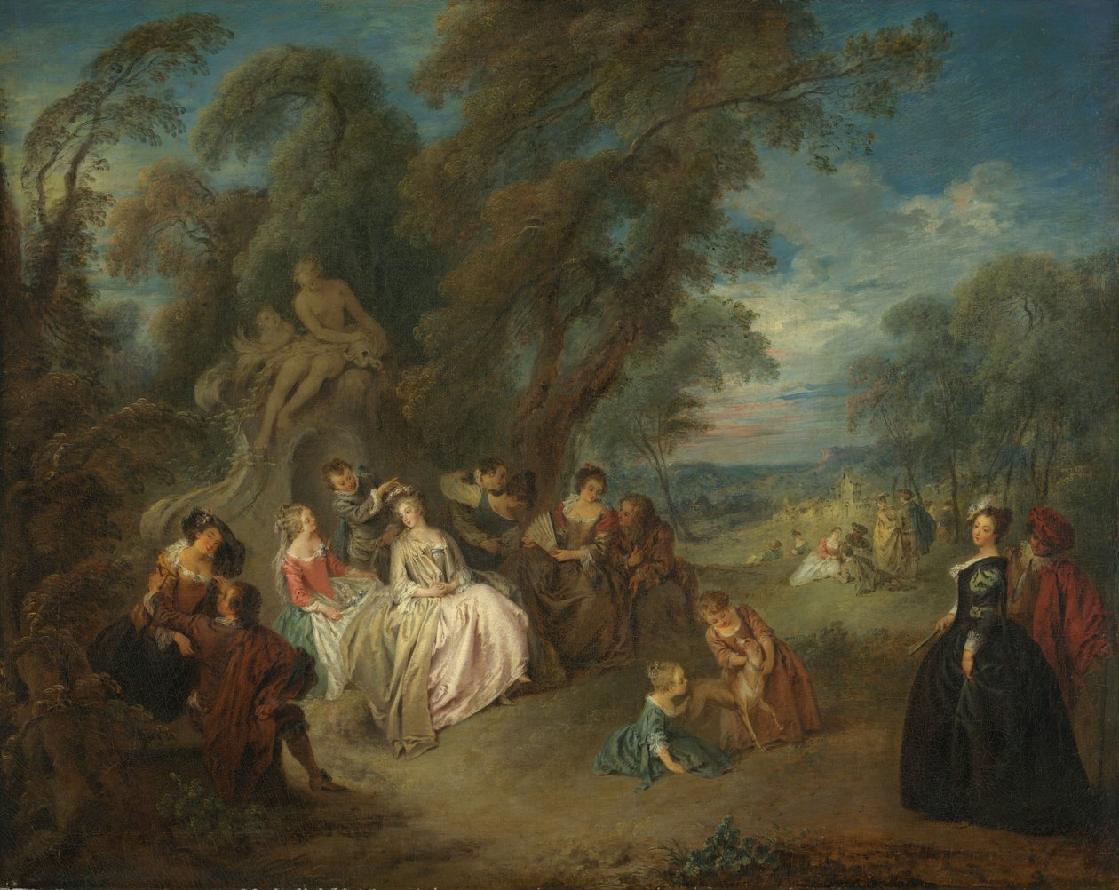 Puutarhajuhlat tekijältä Jean-Baptiste Joseph Pater