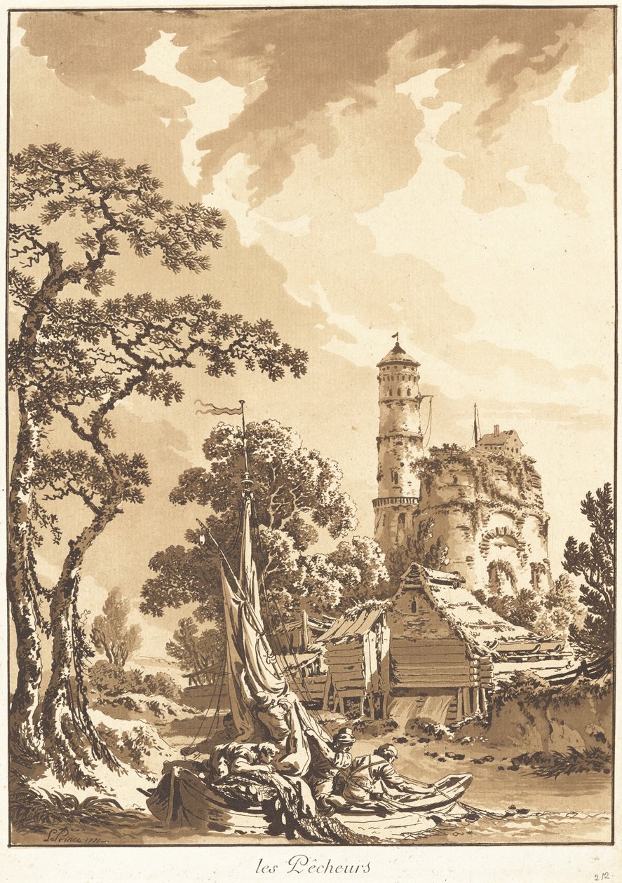 Kalastajat tekijältä Jean-Baptiste Le Prince