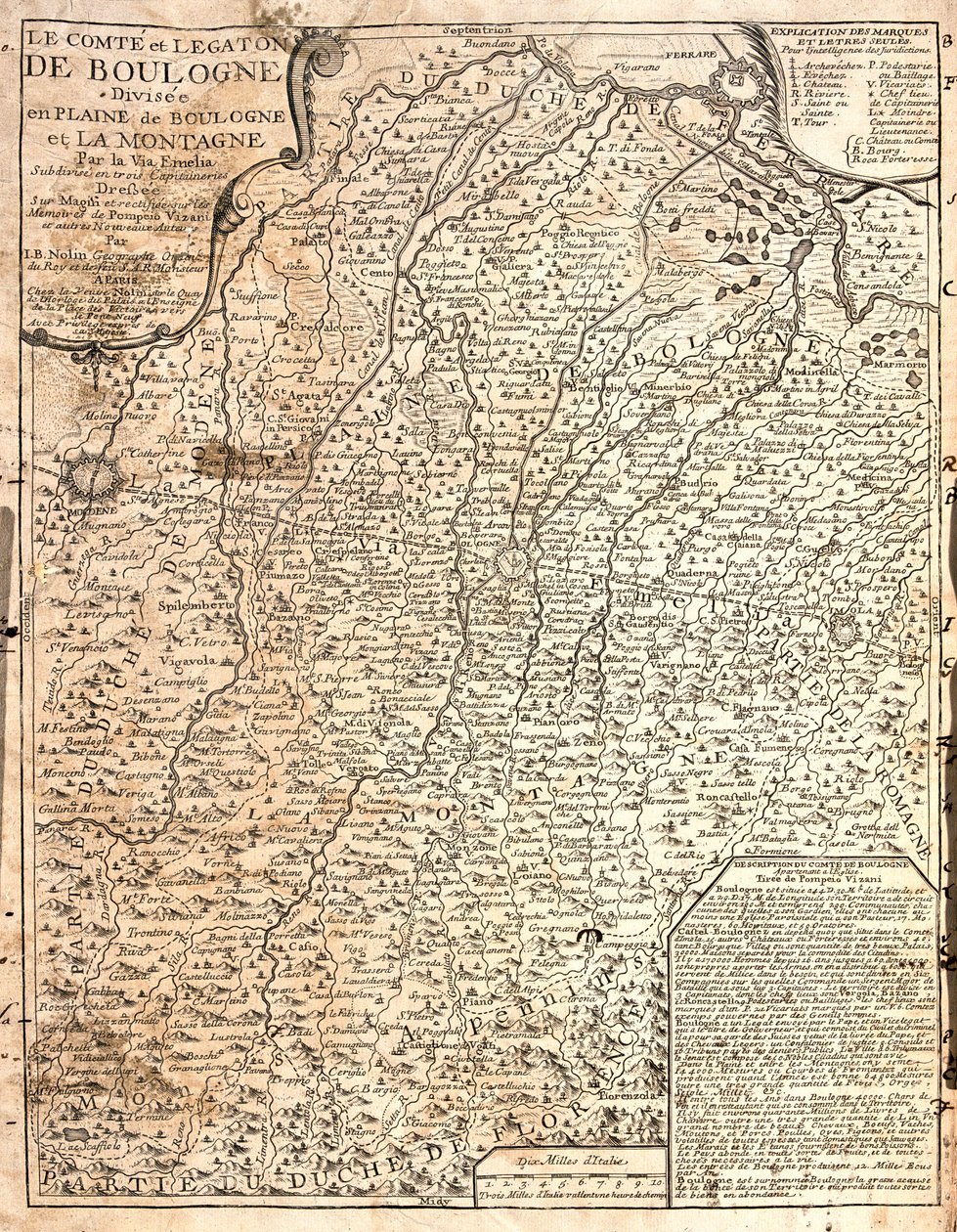 Itä-Emilia-Romagna, Koillis-Toscana, Italia. tekijältä Jean Baptiste Nolin