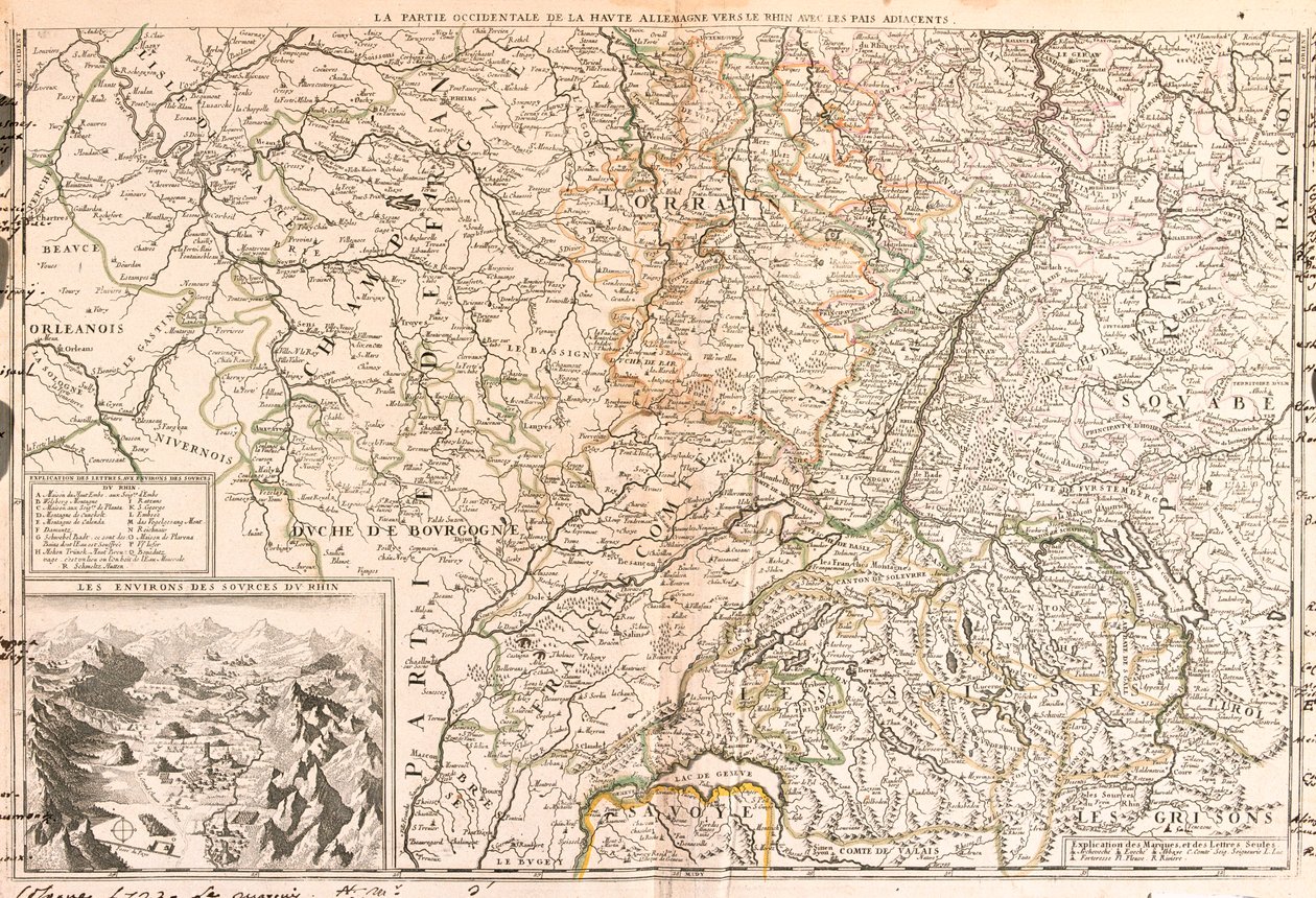 Ranska (Alue:  Thurgau, Appenzell Au tekijältä Jean-Baptiste Nolin