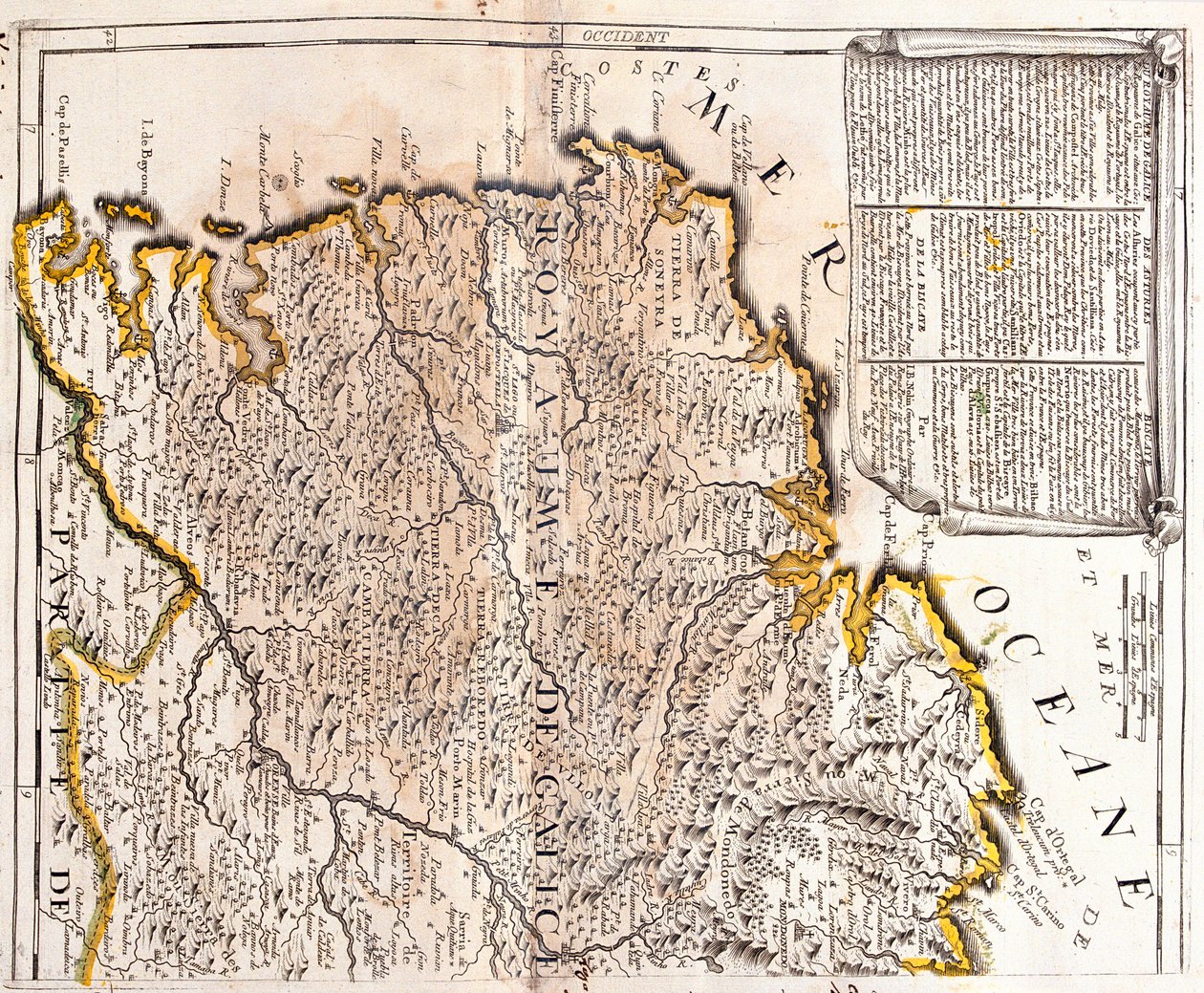 Galicia, Espanja tekijältä Jean Baptiste Nolin