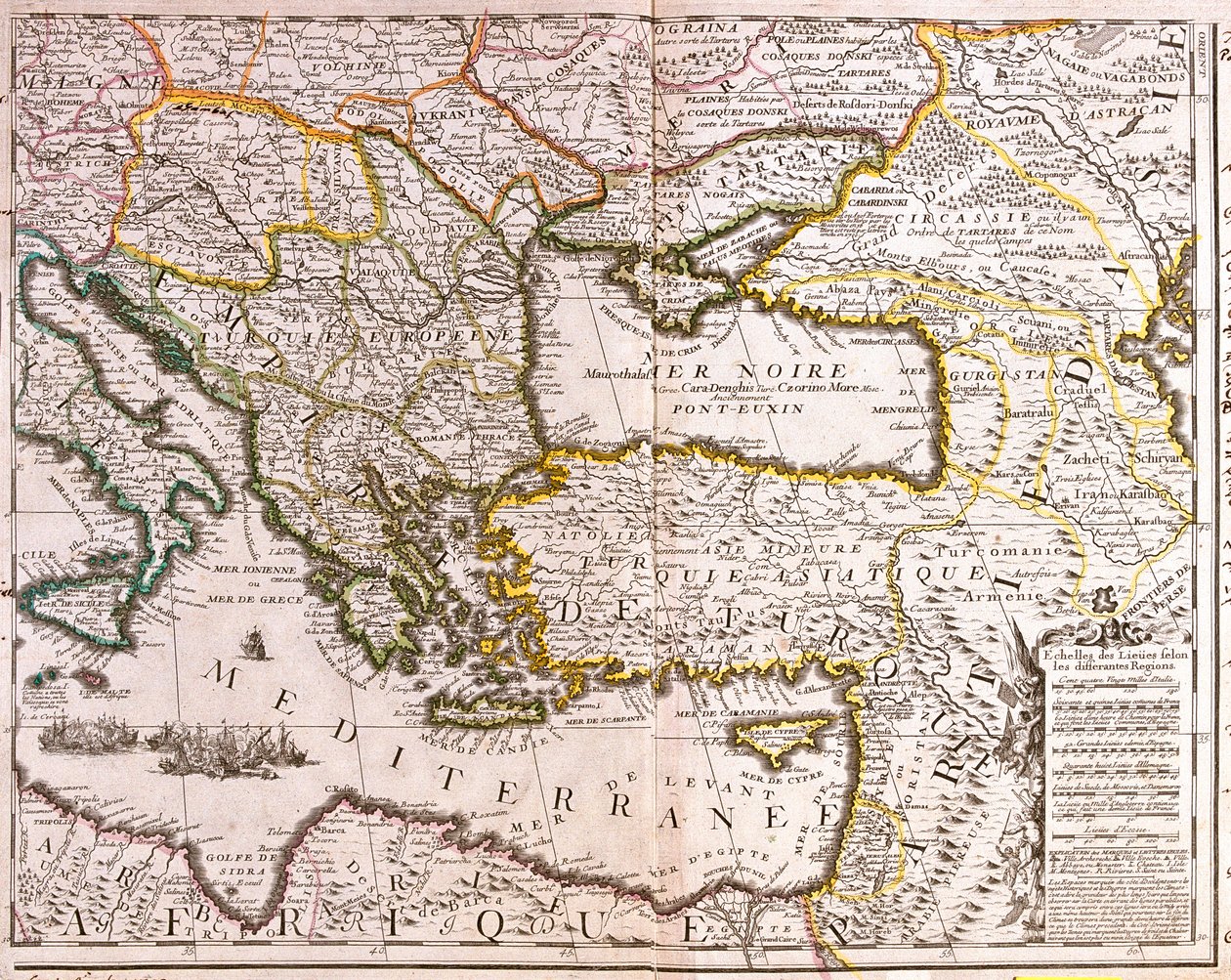 Saksa (osavaltio: Saksin osavaltio), Etelä-Puola, suuri osa Ukrainaa (lukuun ottamatta pohjoisosaa), Tšekin tasavallan länsiosa, Slovakia, Itä-Itävalta, Unkari, Romania, Moldova, Slovenia, Kroatia, Italia (itä-, keski- ja eteläosa), Bosnia ja Hertsegovina, tekijältä Jean-Baptiste Nolin