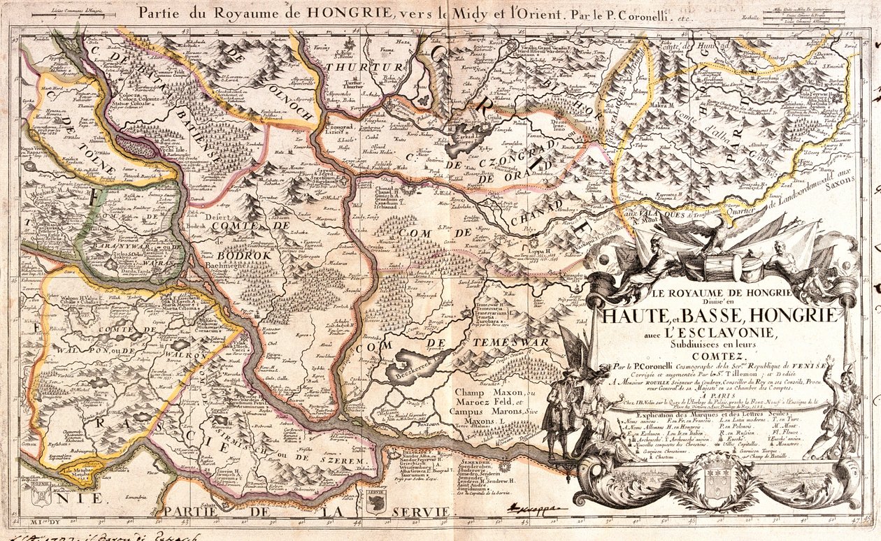 Unkari (maakunnat: Somogy, Baranya, Tolna, Bács-Kiskun, Csongrád, Békés), Romania (maakunnat: Arad, Alba, Hunedoara, Timi, Cara-Severin), Pohjois-Serbia, Kroatia (maakunnat: Vukovar-Syrmia, Osijek-Baranja, Brod-Posavina). tekijältä Jean-Baptiste Nolin