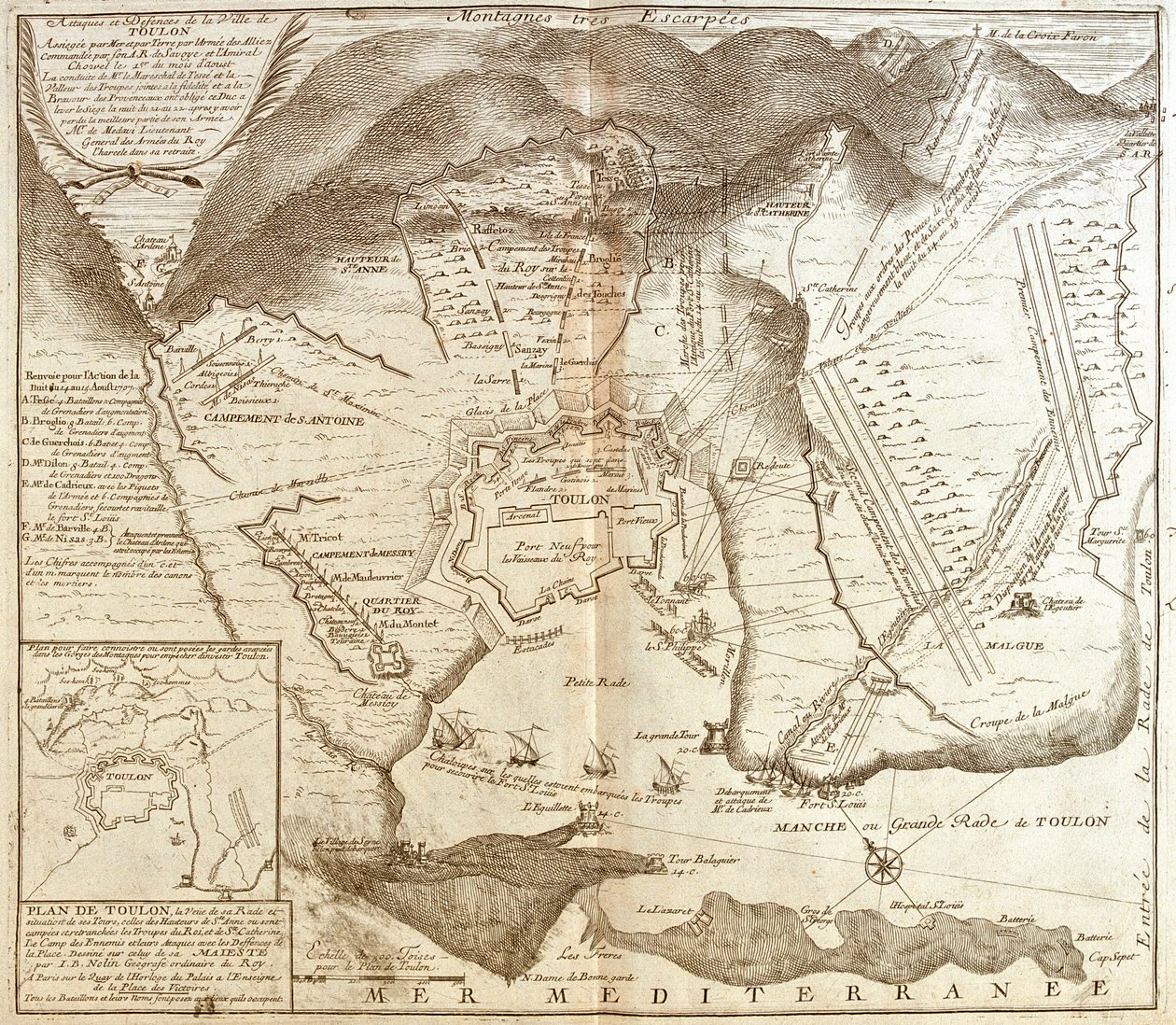 Toulon, Ranska tekijältä Jean Baptiste Nolin