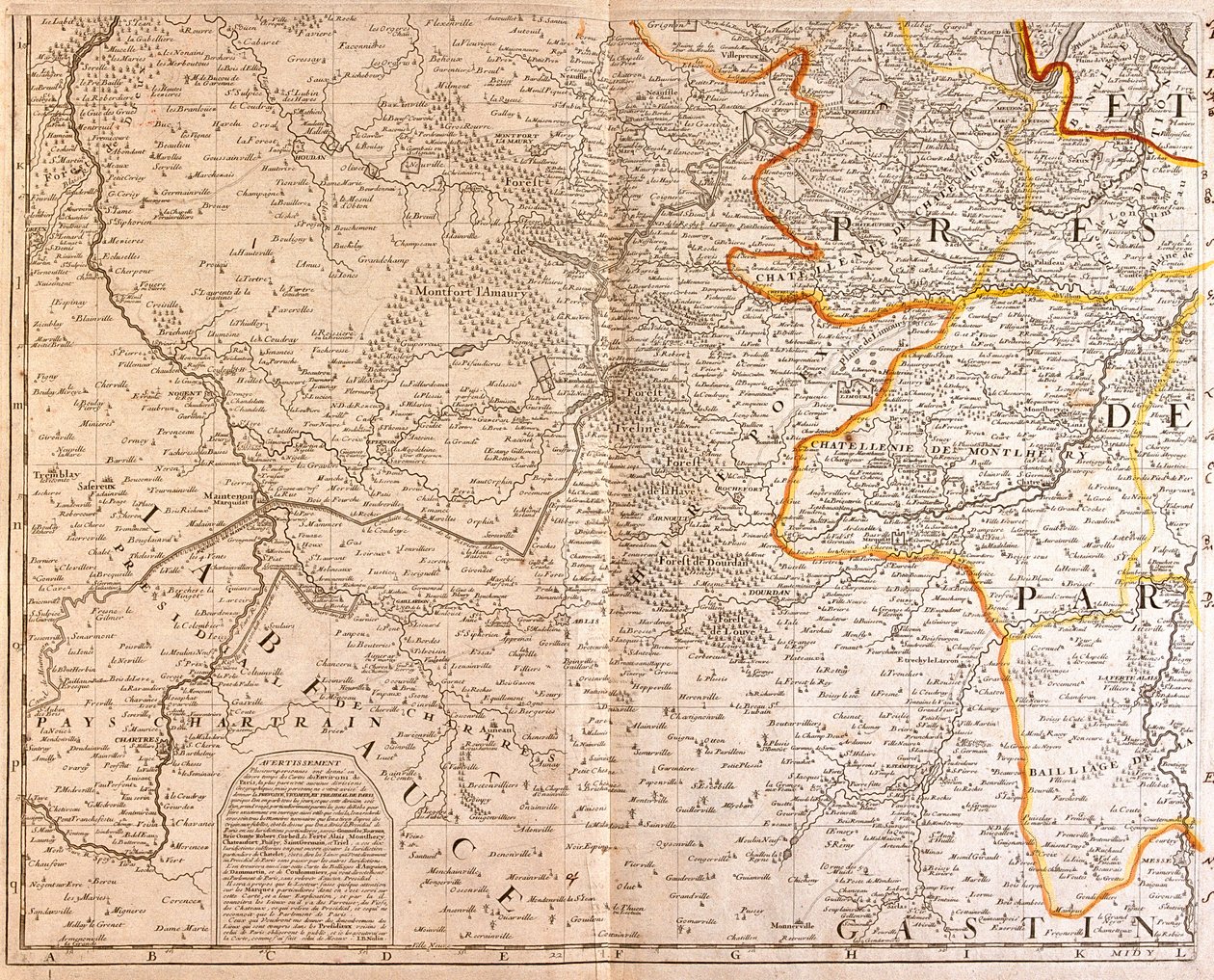 Île-de-France, Centre, Ranska tekijältä Jean Baptiste Nolin