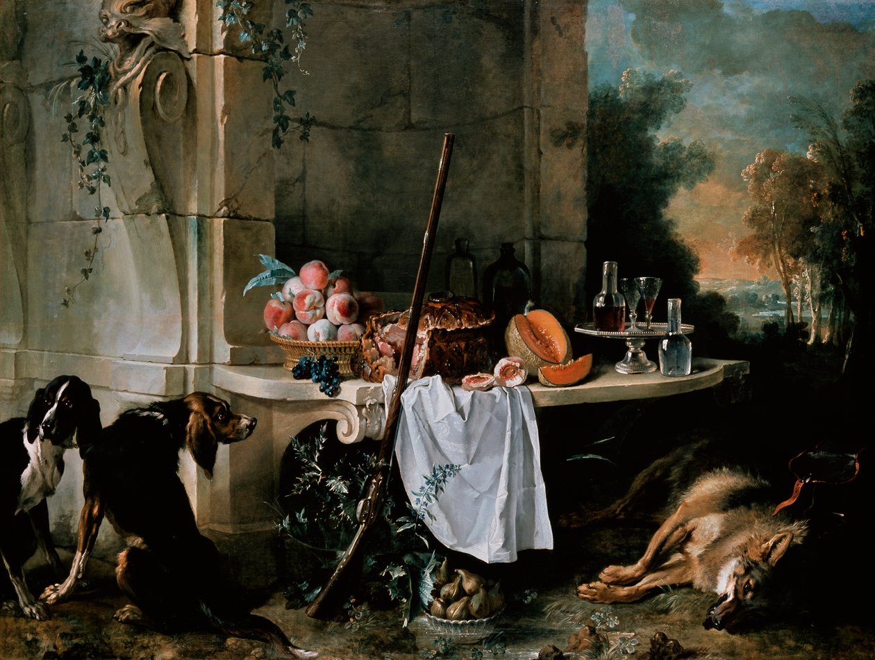 Kuollut susi tekijältä Jean Baptiste Oudry