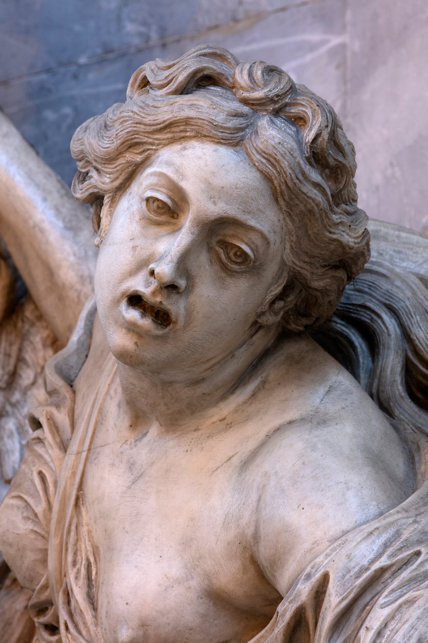 Pyhän Tuomaan seurakuntakirkko, Saksin marsalkan mausoleumi, yksityiskohta, Strasbourg (kuva) tekijältä Jean Baptiste Pigalle