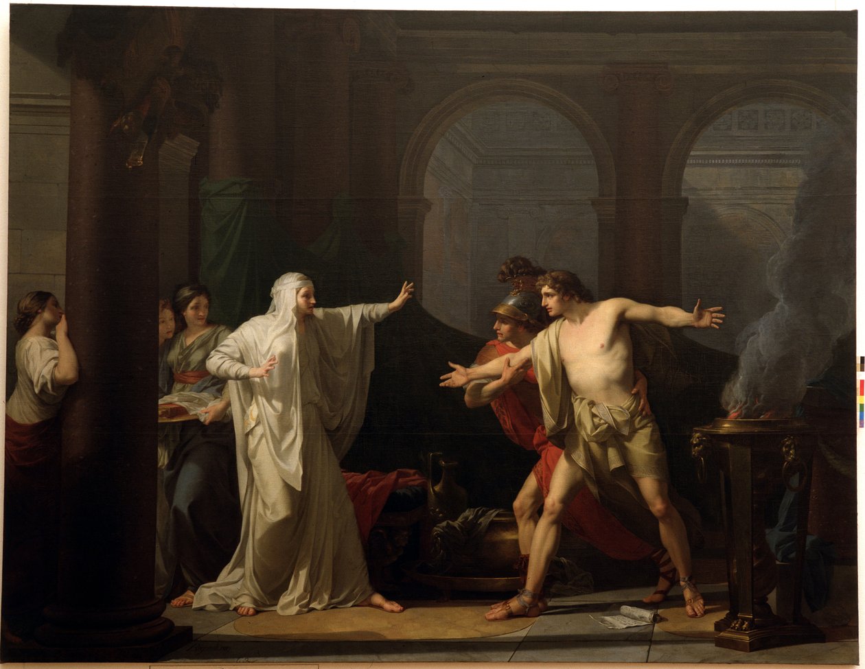 Iphigenia ja Oreste Tauridessa tekijältä Jean Baptiste Regnault
