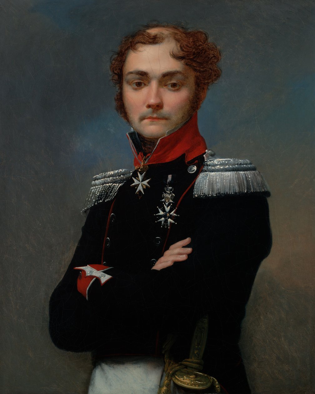 Muotokuva Charles-Louis Regnaultista, Napoleonin sotien upseerista tekijältä Jean-Baptiste Regnault