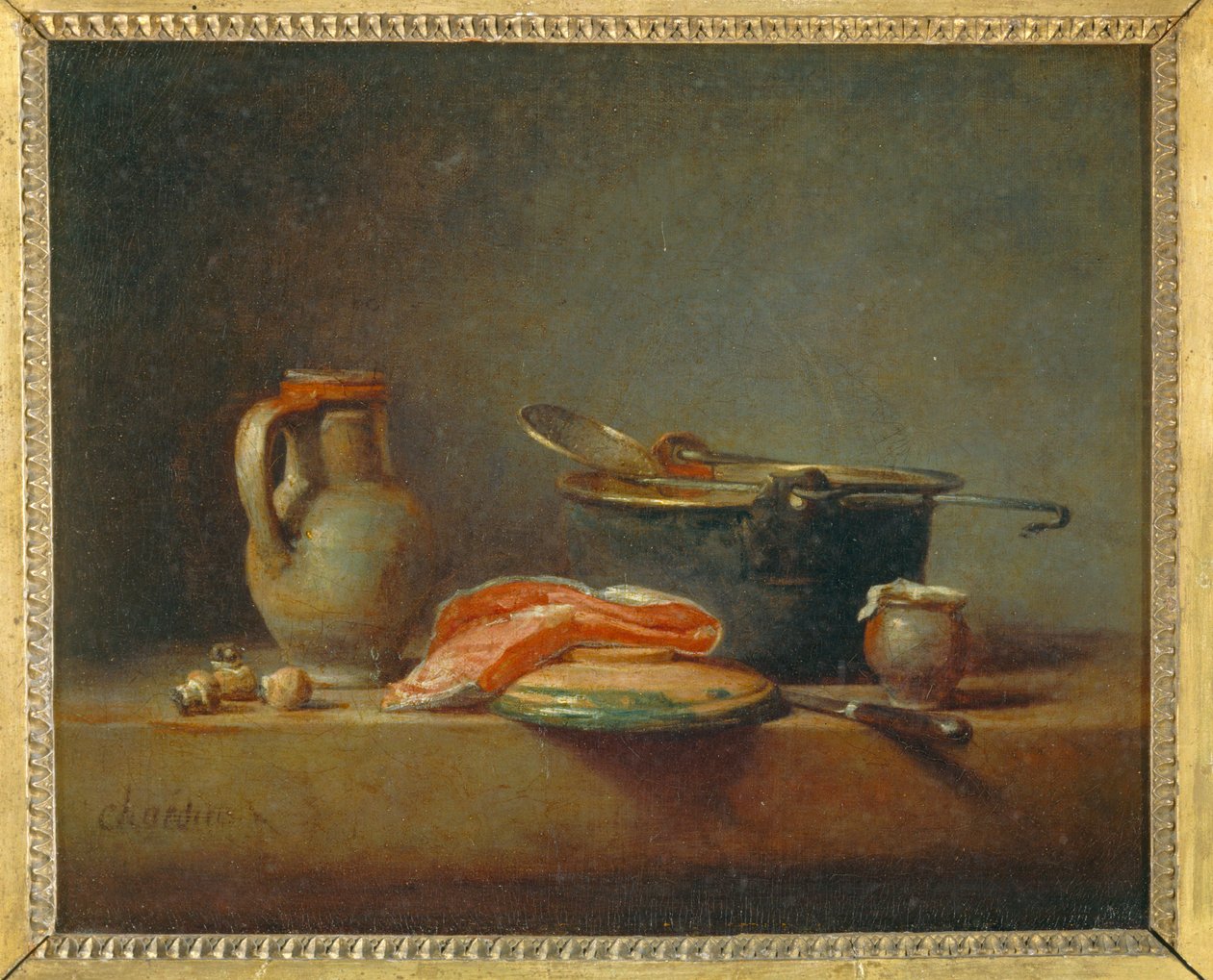 La marmite de cuivre - Hiljainen elämä kuparipannulla ... tekijältä Jean-Baptiste Simeon Chardin