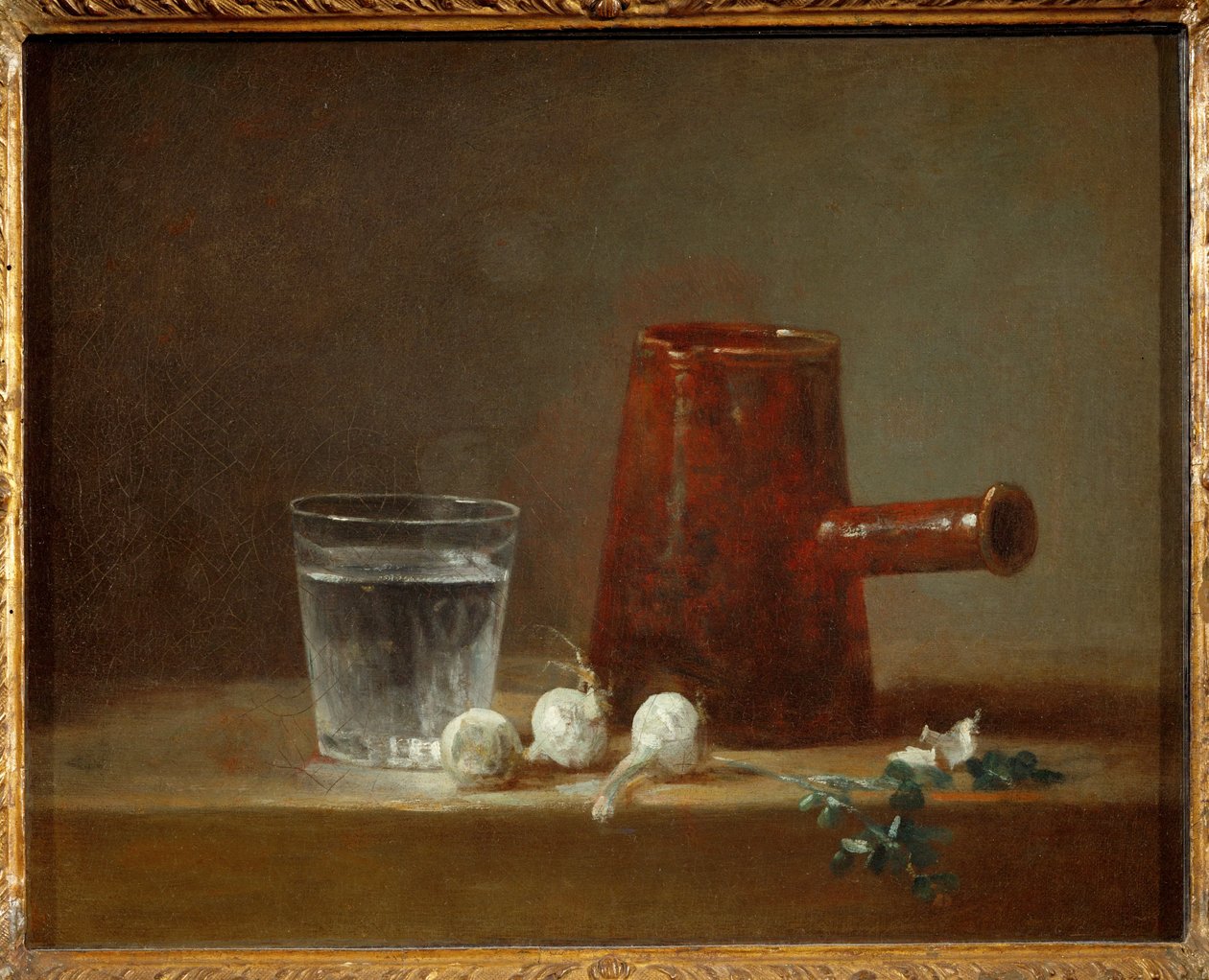 Pot (maalaus kankaalle) tekijältä Jean-Baptiste Simeon Chardin