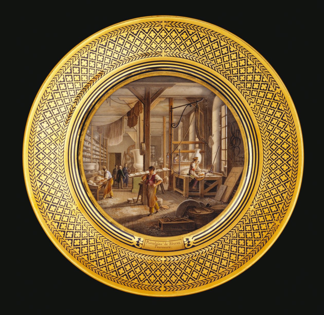 Sevres-posliini, n. 1820-1835 (posliini) tekijältä Jean Charles Develly