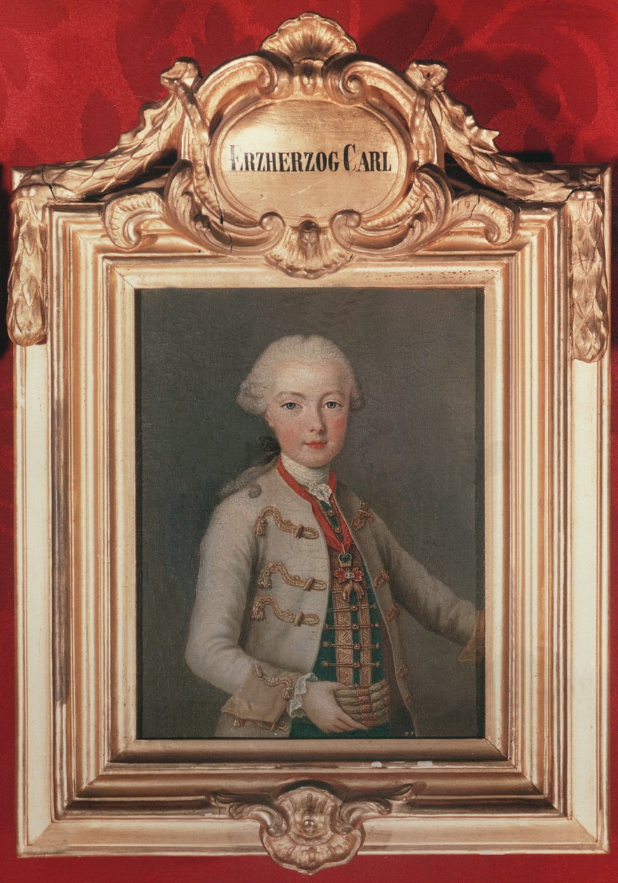 Arkkiherttua Karl Joseph (1745-61) keisari Francis I:n (1708-65) ja Itävallan keisarinna Maria Teresan (1717-80) poika 1762 tekijältä Jean Étienne Liotard