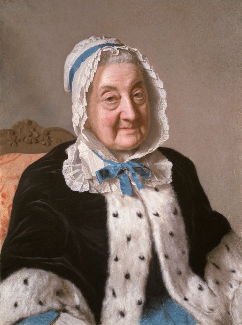 Marthe Marie Tronchinin muotokuva tekijältä Jean-Étienne Liotard