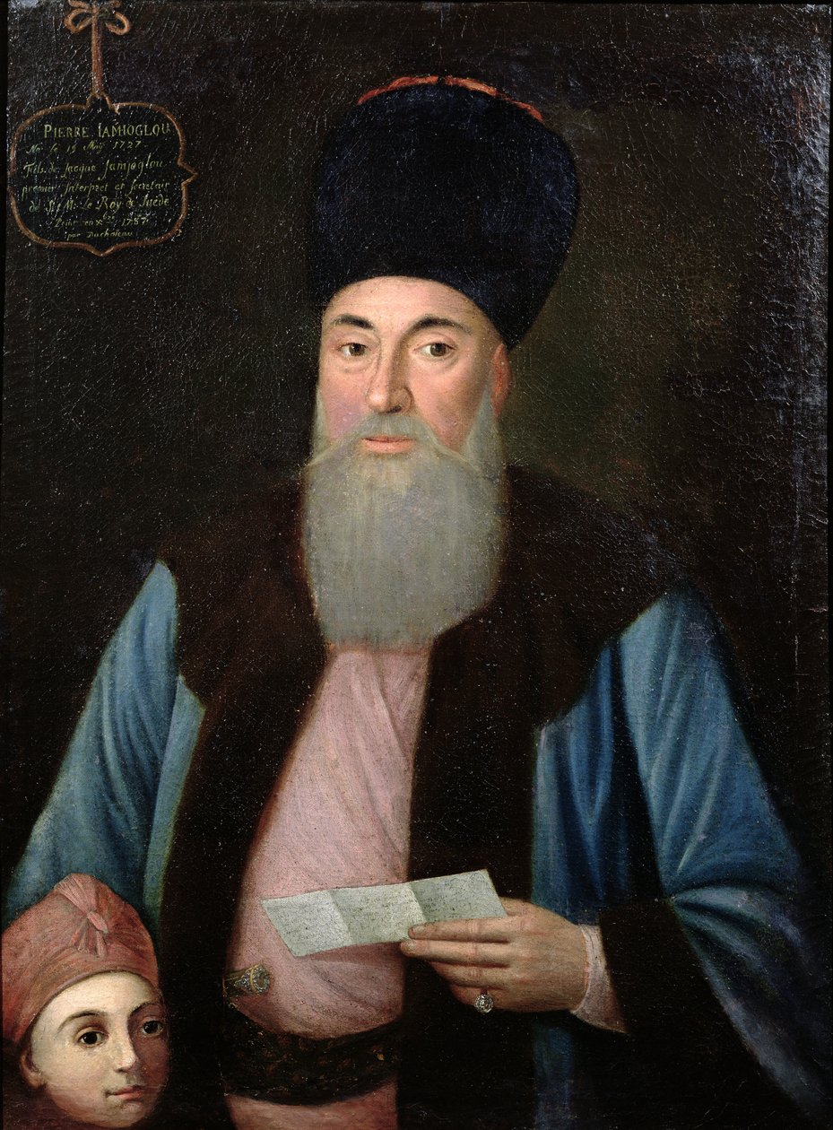 Pierre Camcioglu (s.1727) ja hänen poikansa, 1787 tekijältä Jean Francois Duchateau