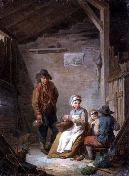 Talonpojat mökissään tekijältä Jean Francois Clermont