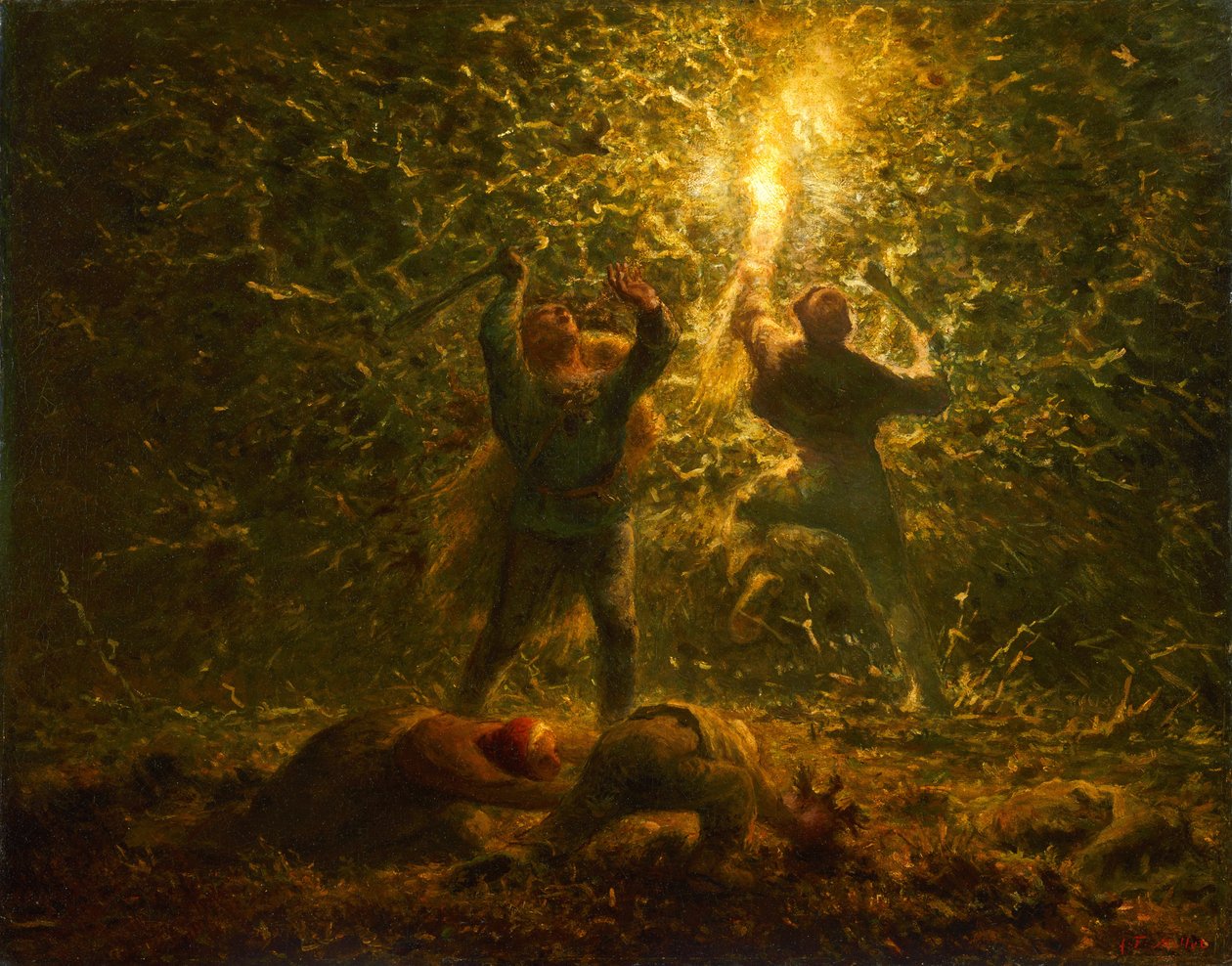 Linnunpesien ryöstäjät tekijältä Jean-Francois Millet