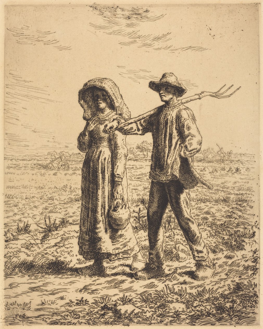Lähtö työhön tekijältä Jean-Francois Millet