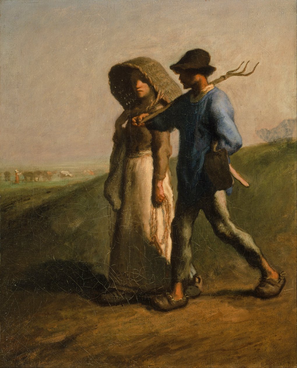 Menossa töihin tekijältä Jean-Francois Millet