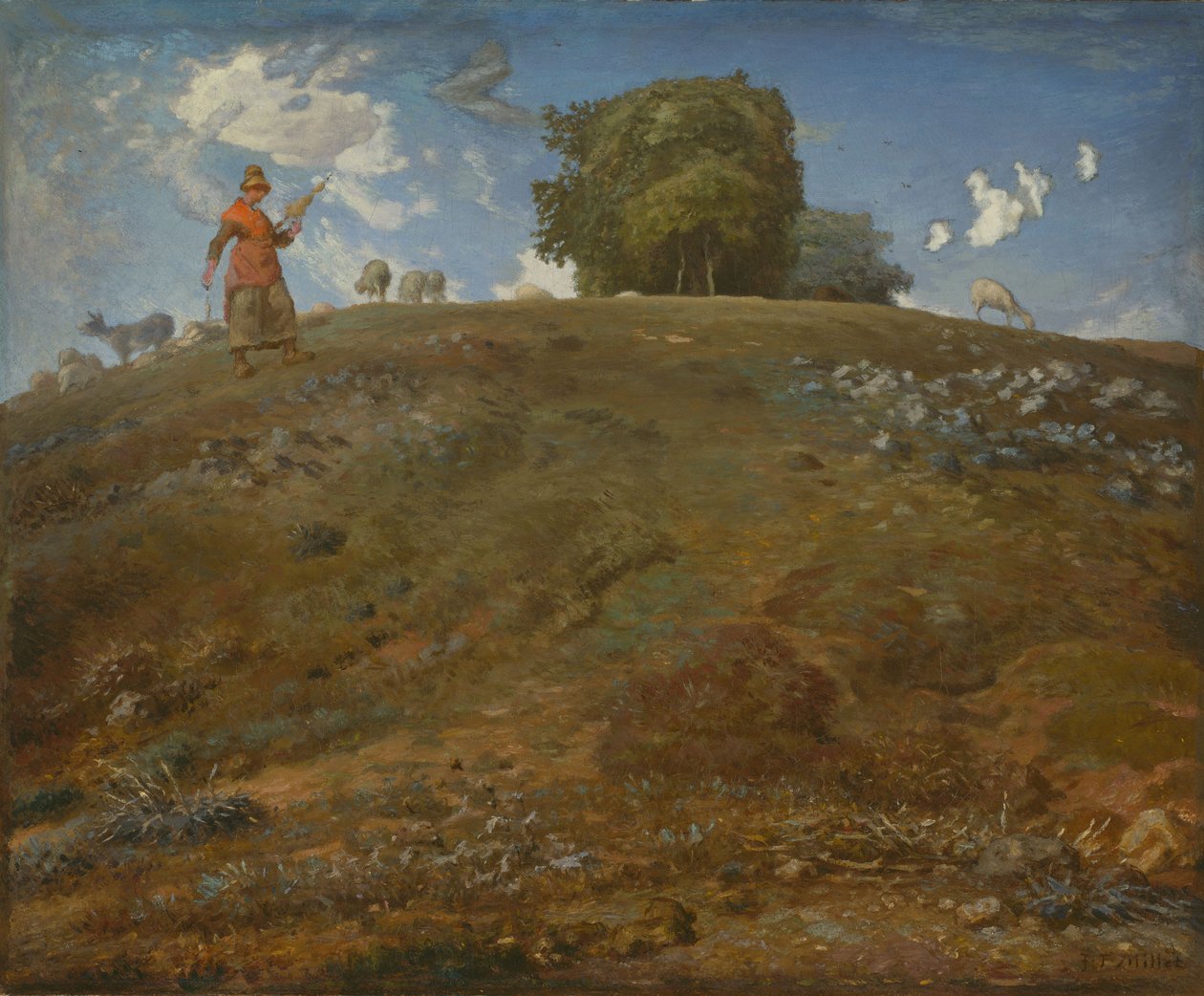 Auvergnen alueella tekijältä Jean-Francois Millet