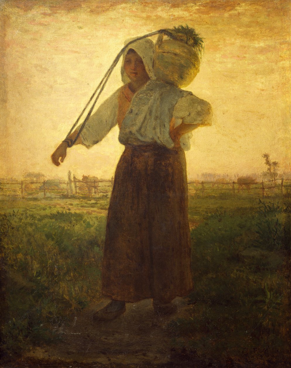 Norman lypsyneito Grevillessä tekijältä Jean Francois Millet